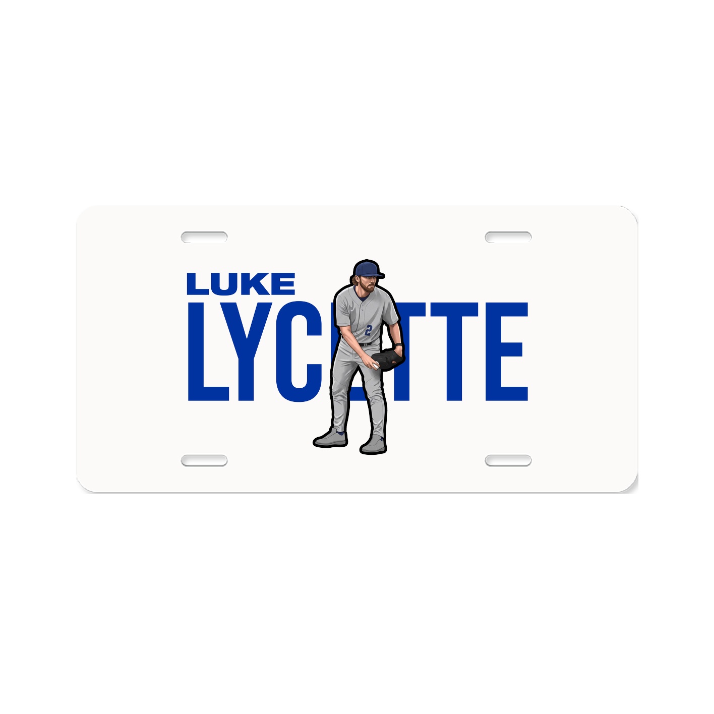 License Plate — Player Name in Classic