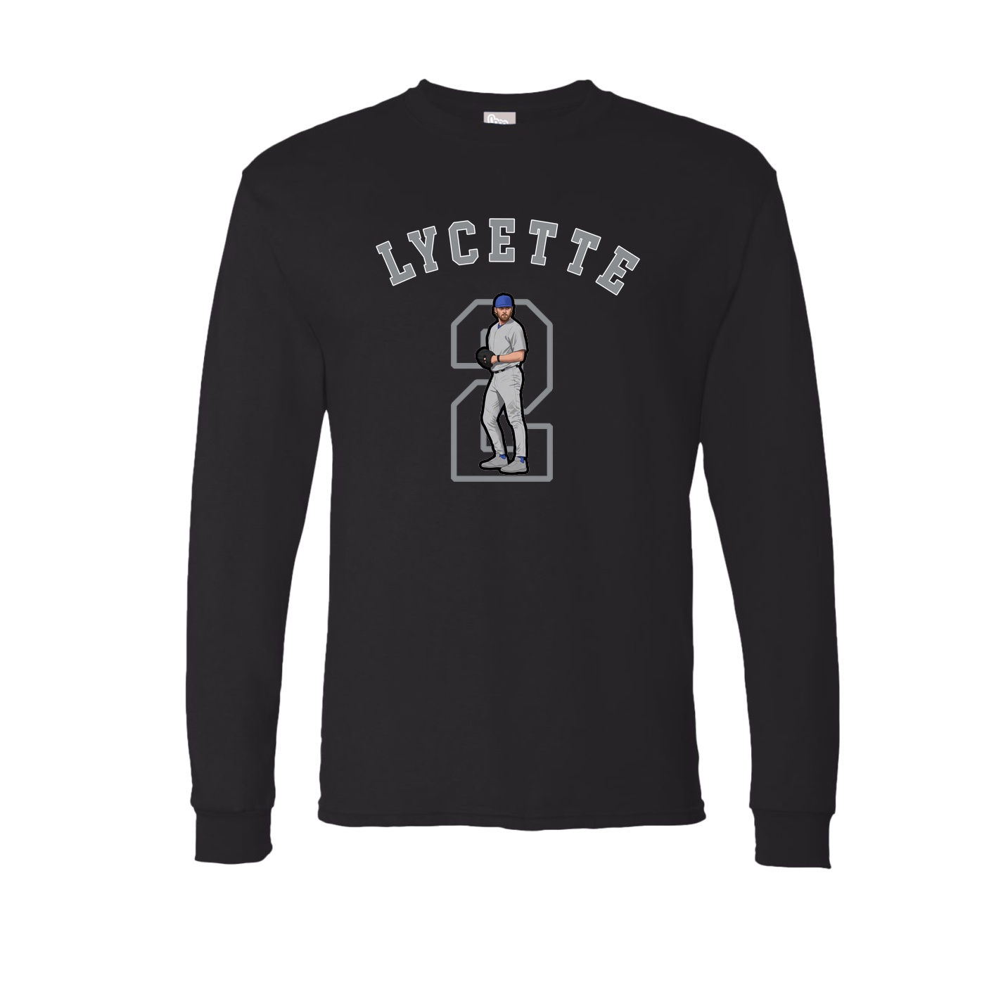 Long Sleeve Tee — Shirsey Arch in Black