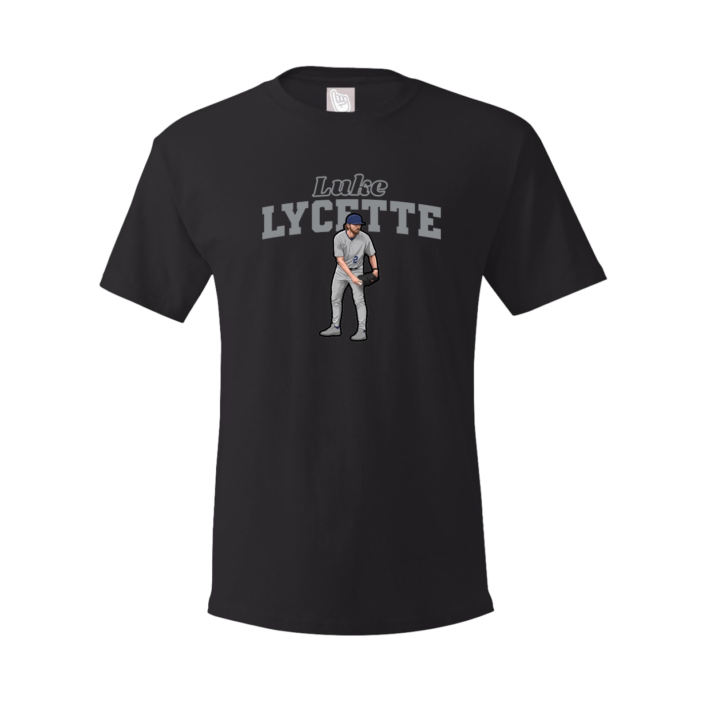 Youth Tee — Name Arch in Black