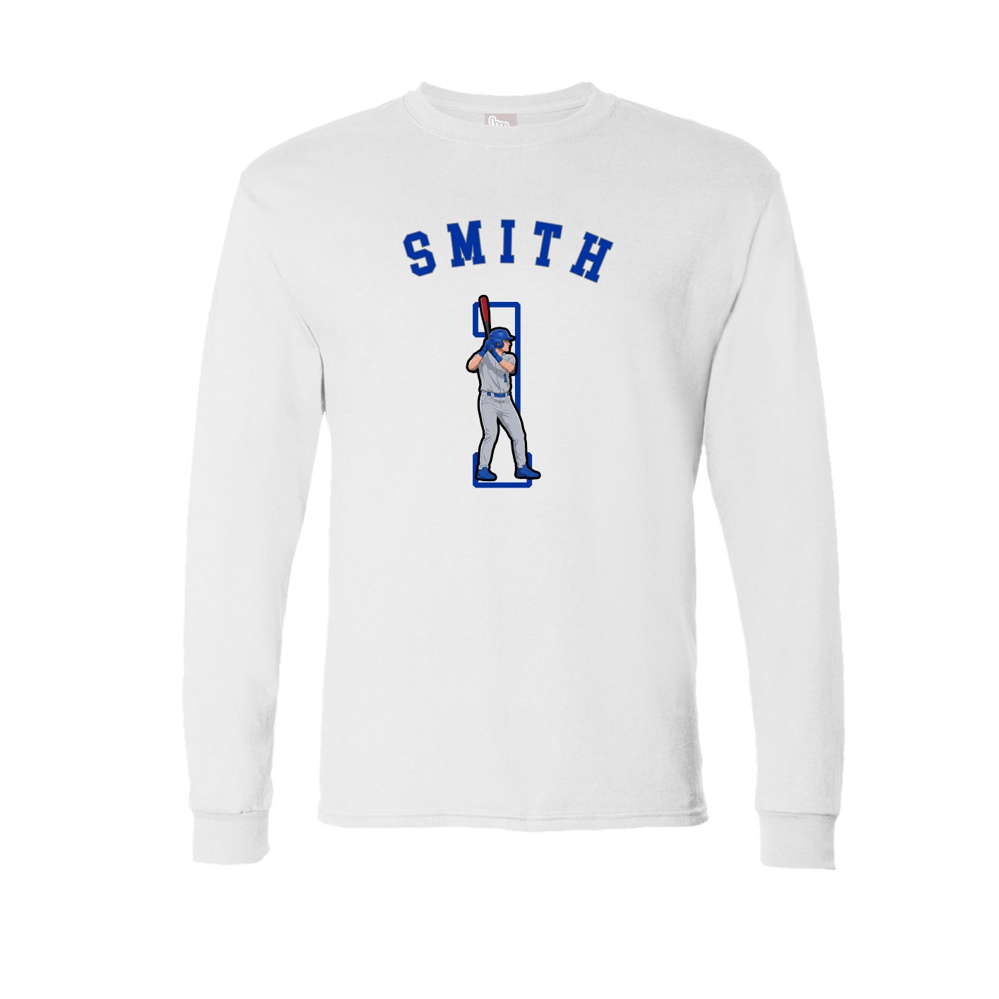 Long Sleeve Tee — Shirsey Arch in White