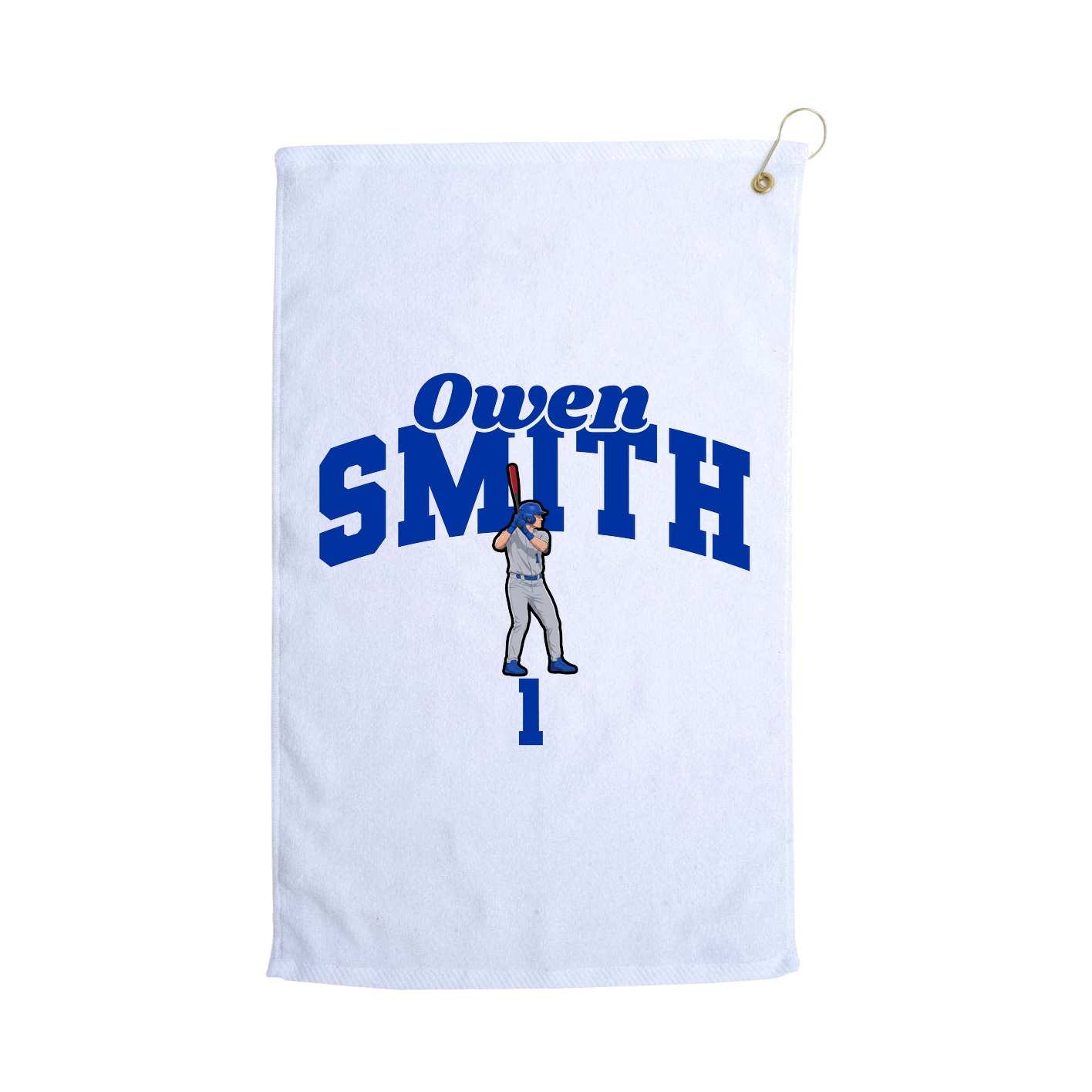 Golf Towel — Signature Arch in White