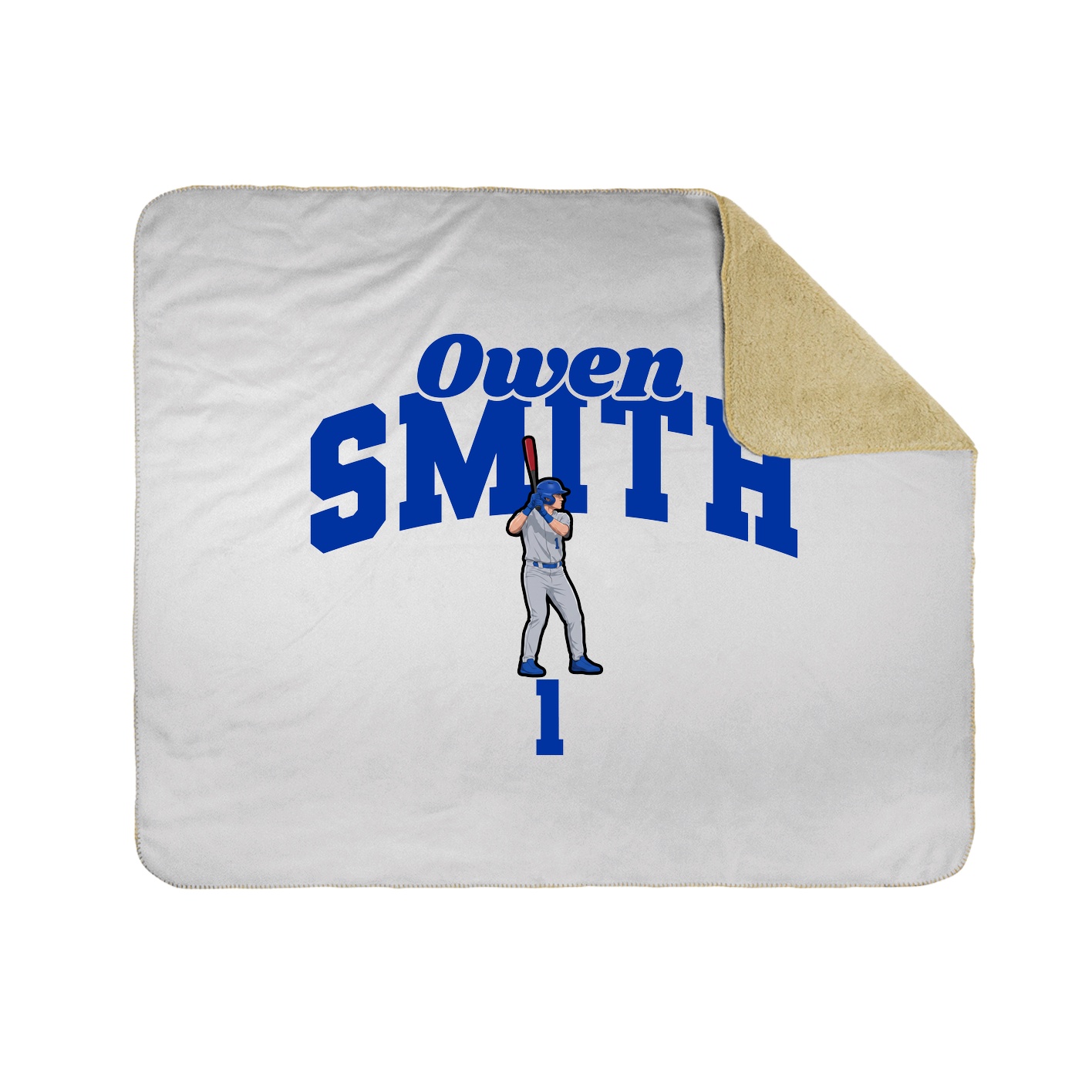 Throw Blanket — Signature Arch in White