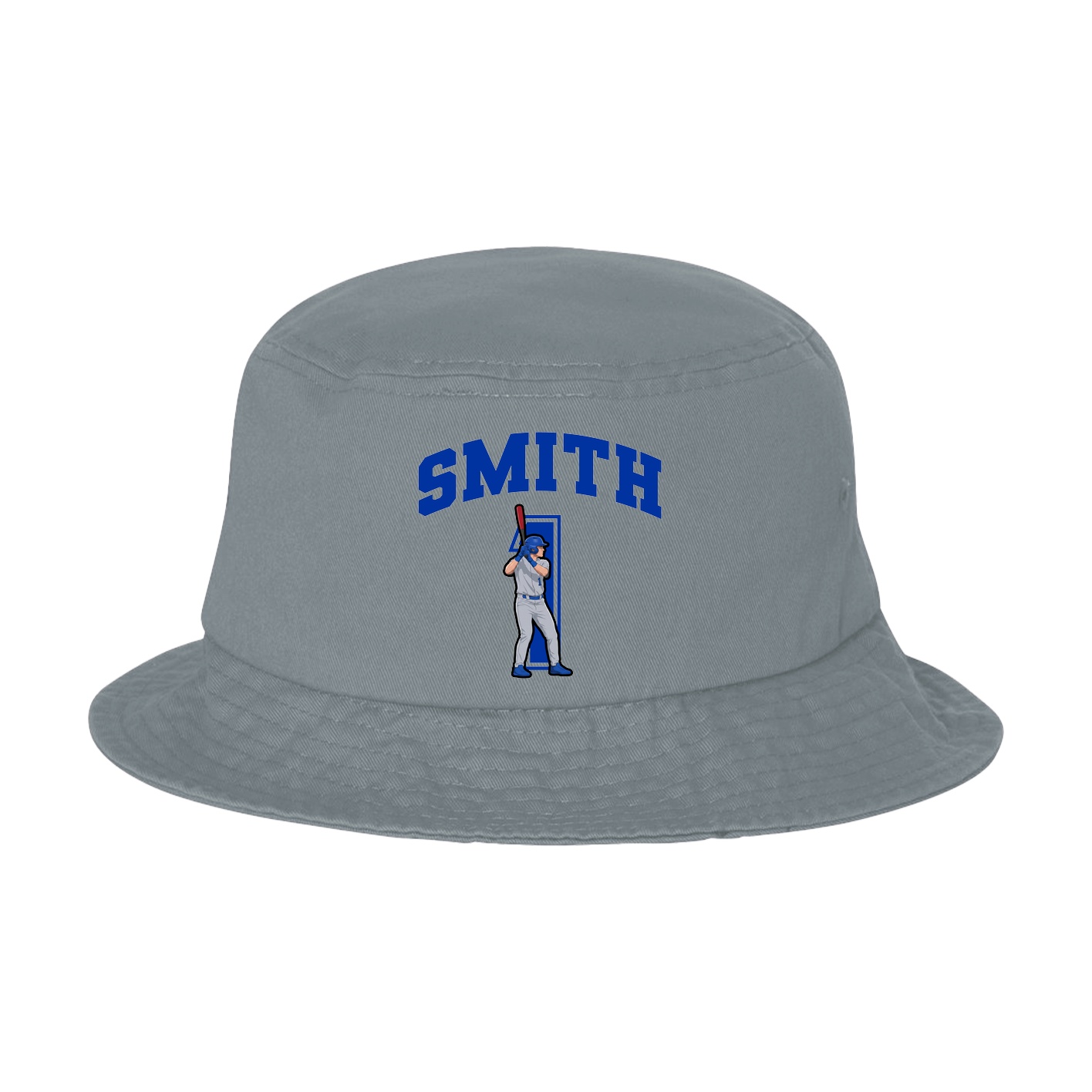 Bucket Cap — Number in Grey