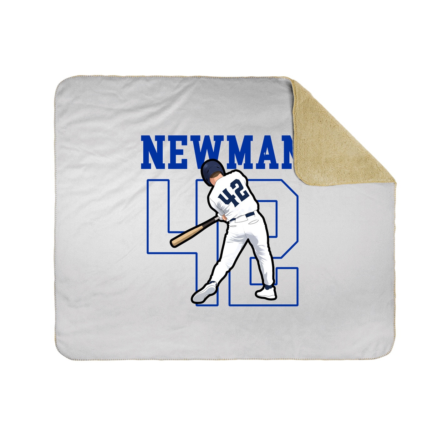 50x60 Sherpa Lined Throw Blanket