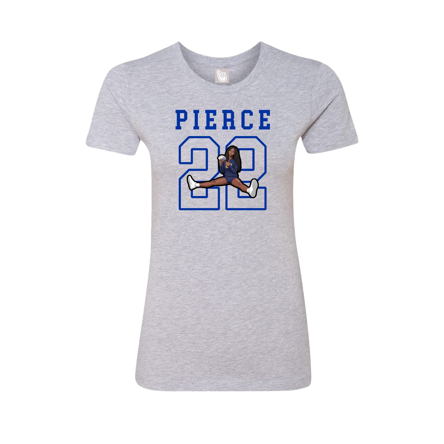 Fitted Women's Tee — Shirsey in Grey
