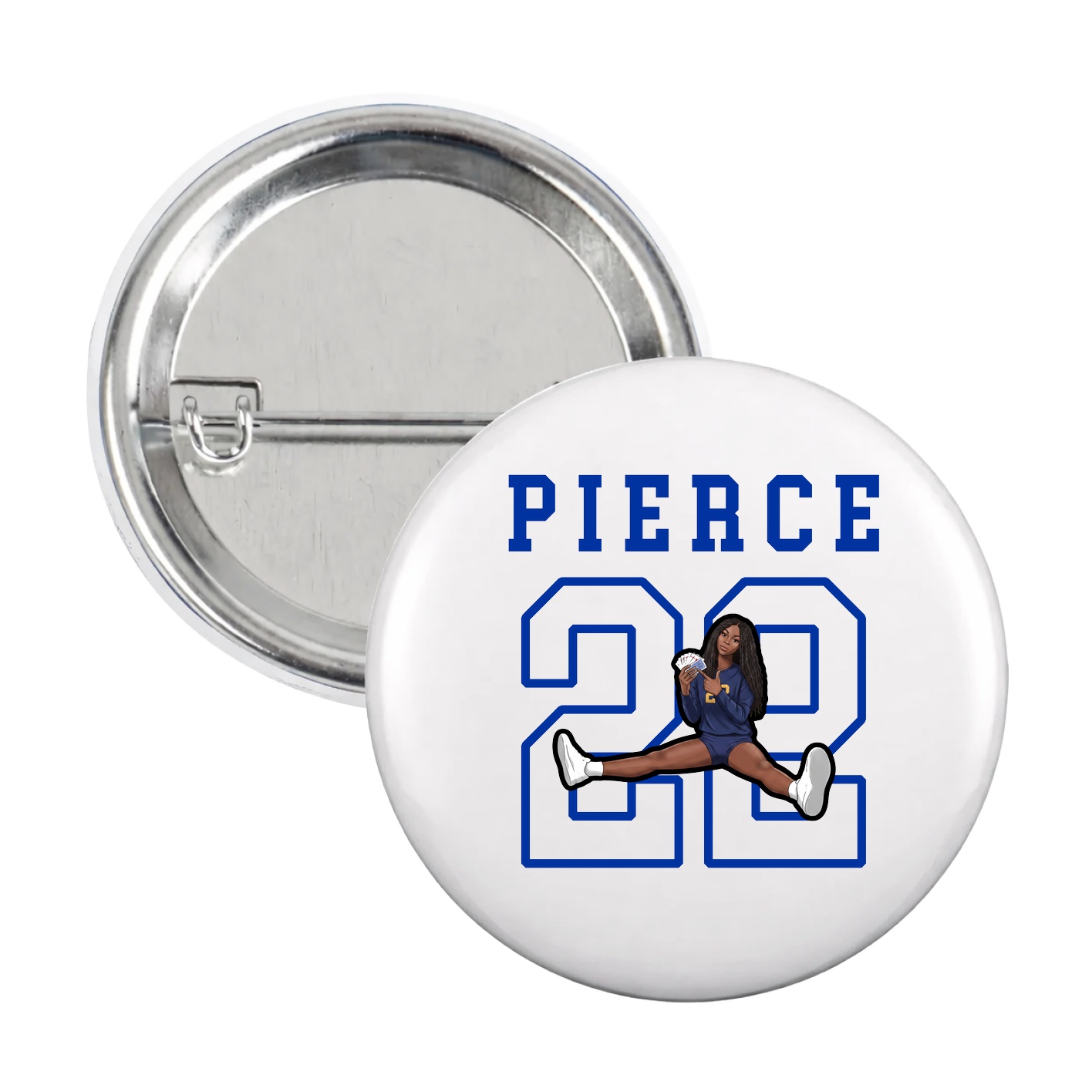 Game Day Button — Shirsey in White