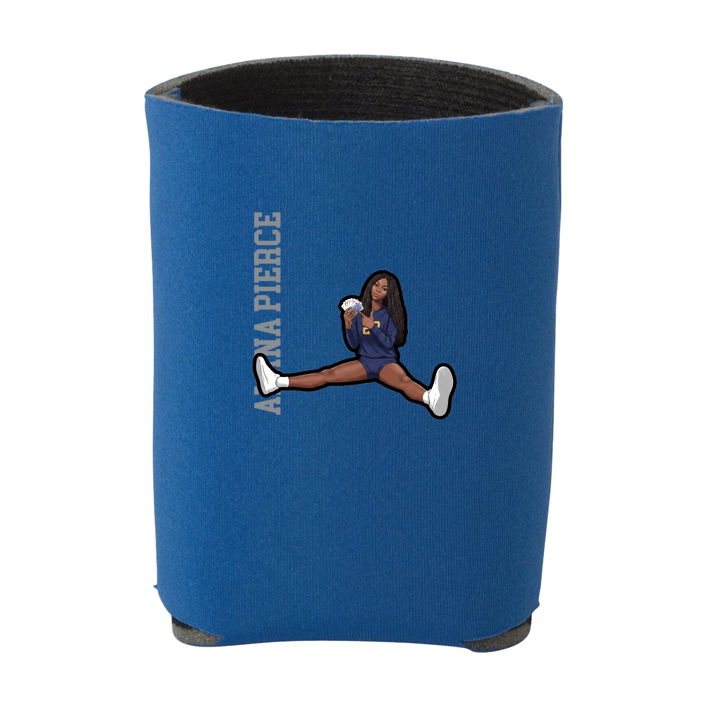 Can Holder — Name Vertical in Royal