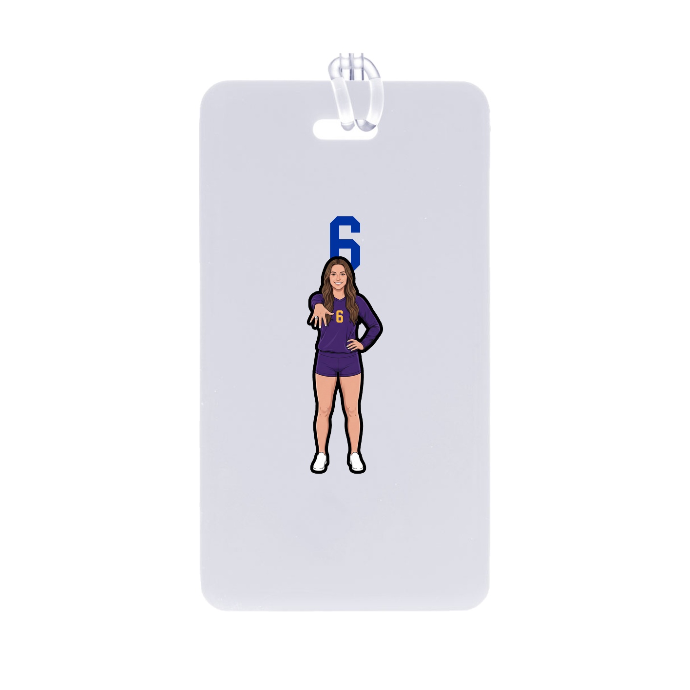Bag Tag — Number Top in Classic