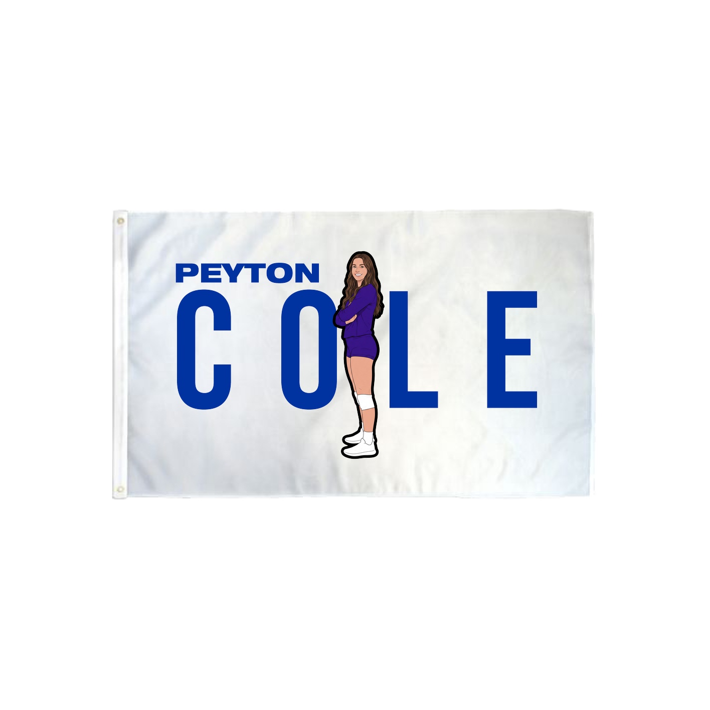 3x5 Flag — Player Name in Classic