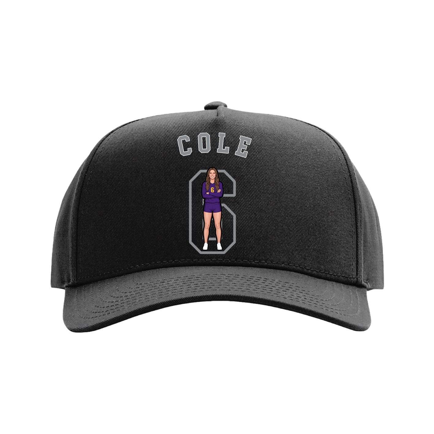 Full Fabric Five-Panel Champ Cap
