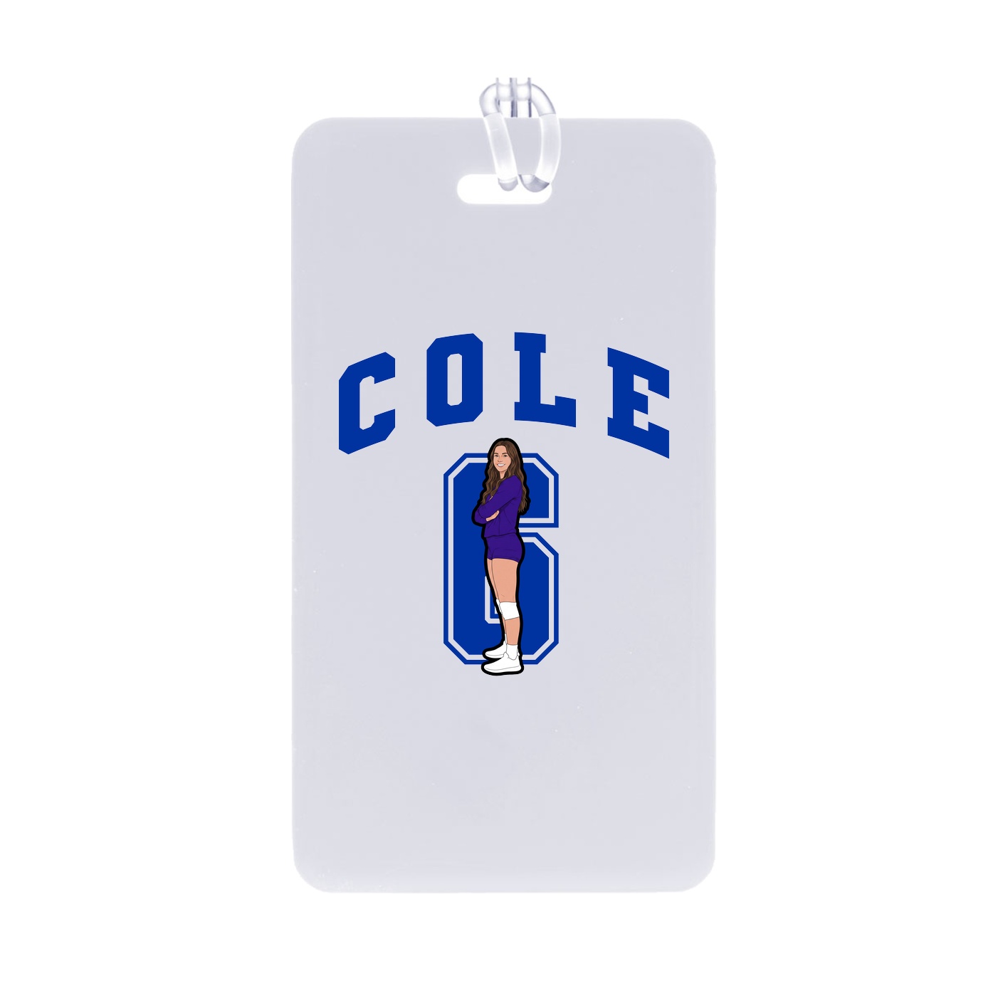 Bag Tag — Number in Classic