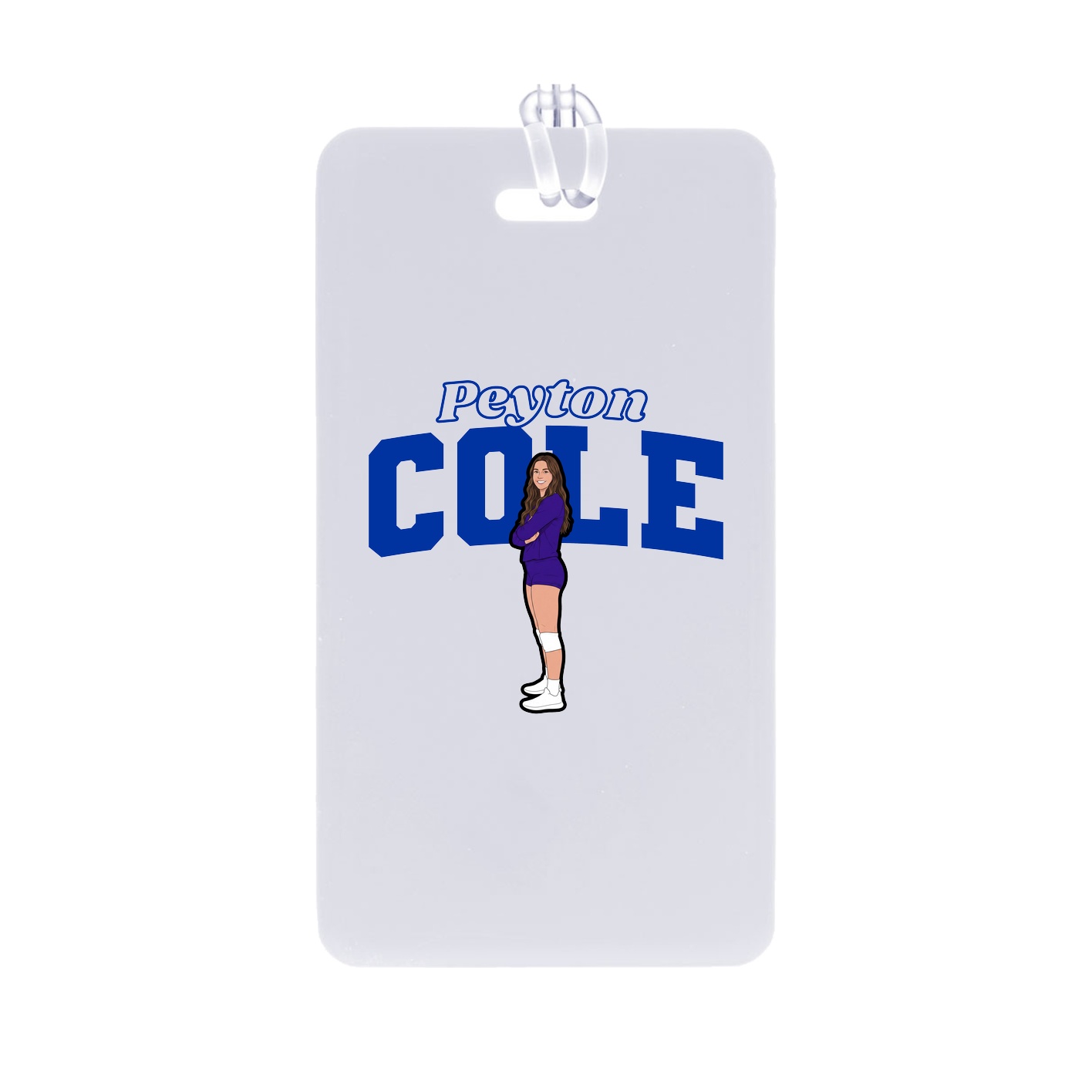 Bag Tag — Name Arch in Classic