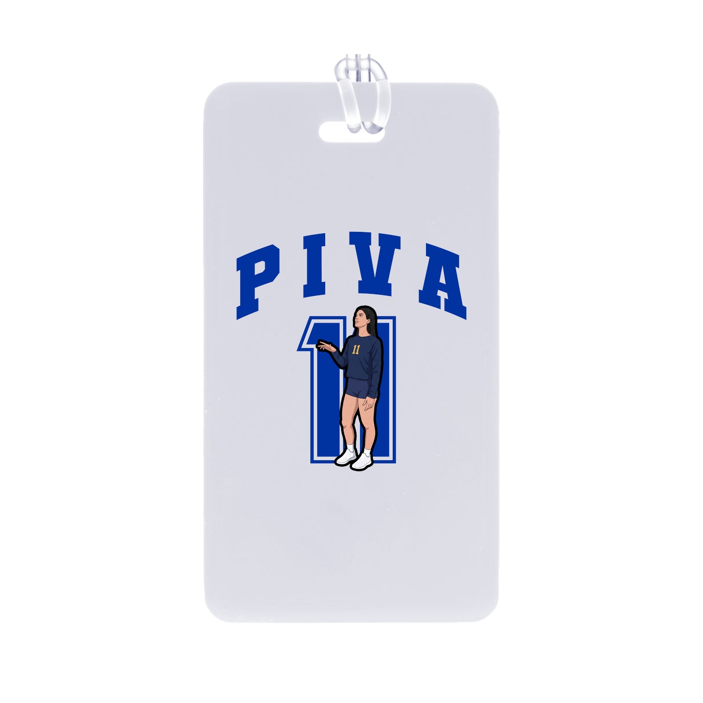 Bag Tag — Number in Classic