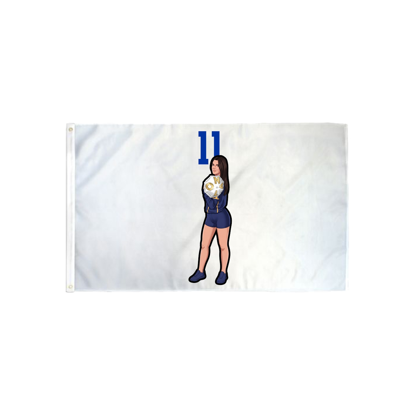 3x5 Flag — Number Top in Classic