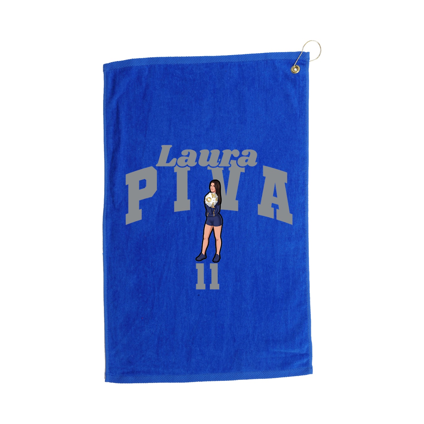 Golf Towel — Signature Arch in Royal