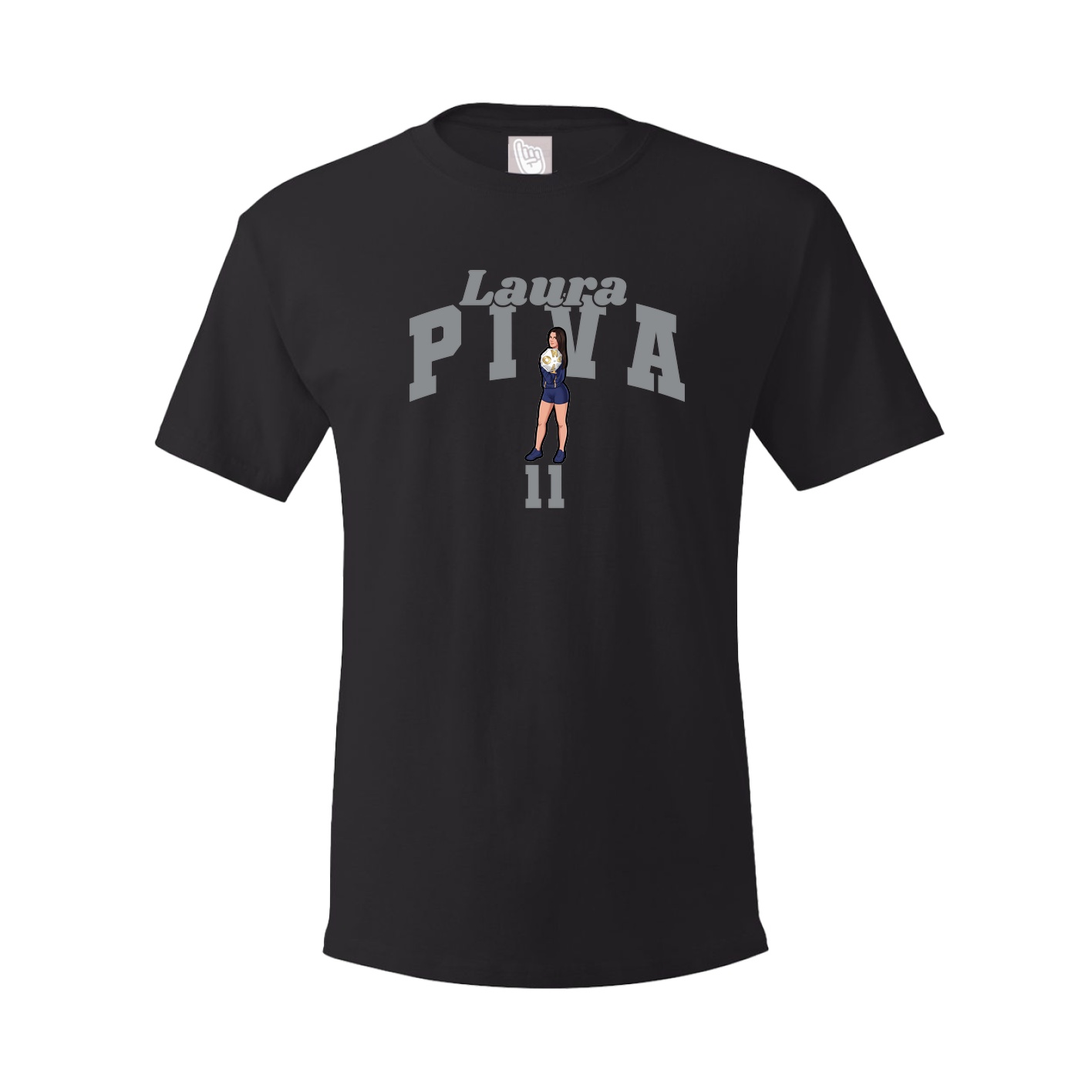 Youth Tee — Signature Arch in Black