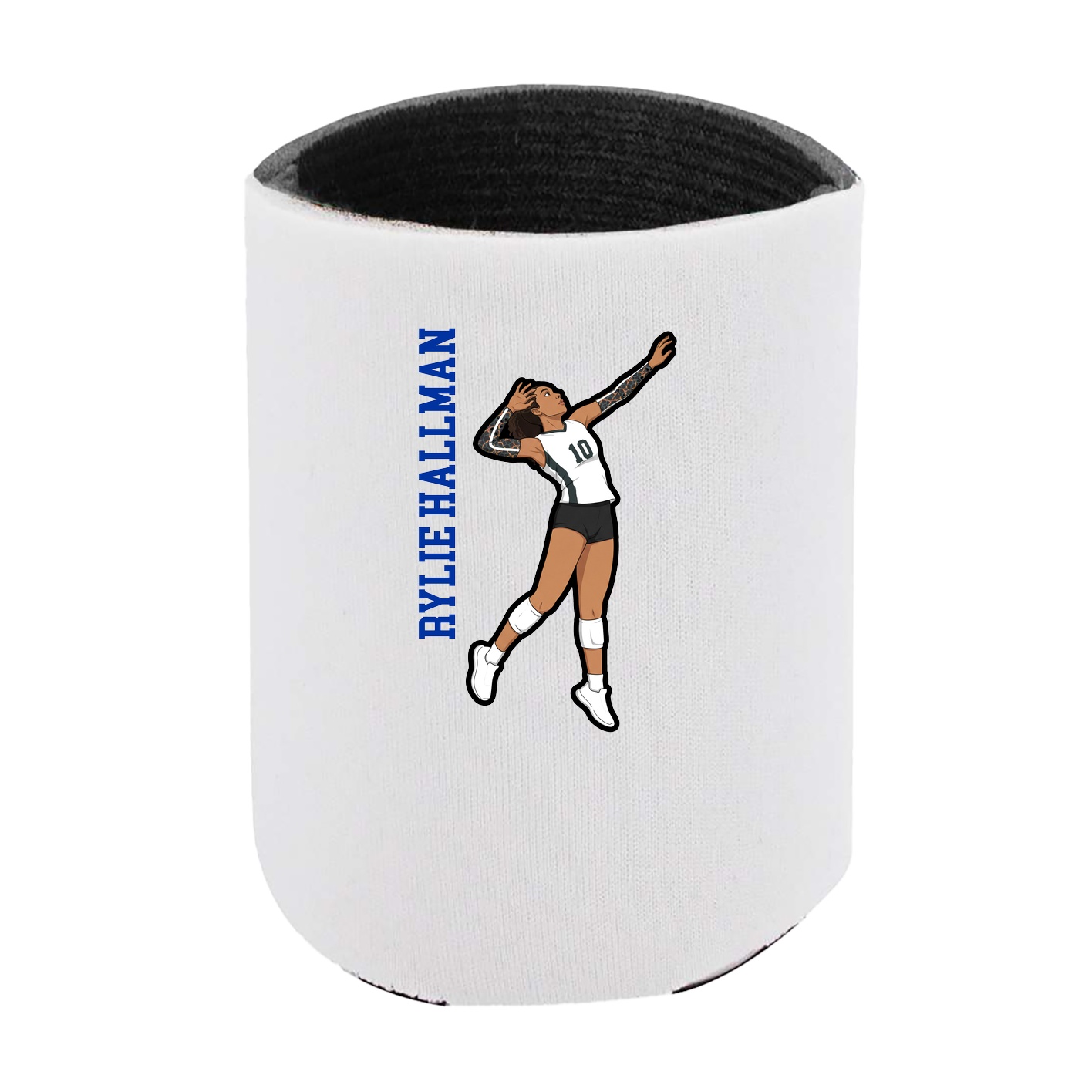 Can Holder — Name Vertical in White