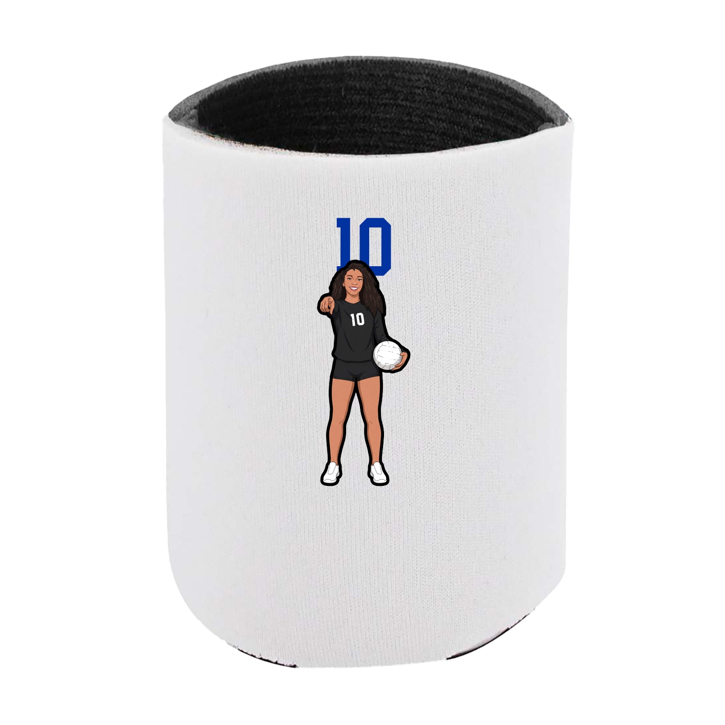 Can Holder — Number Top in White