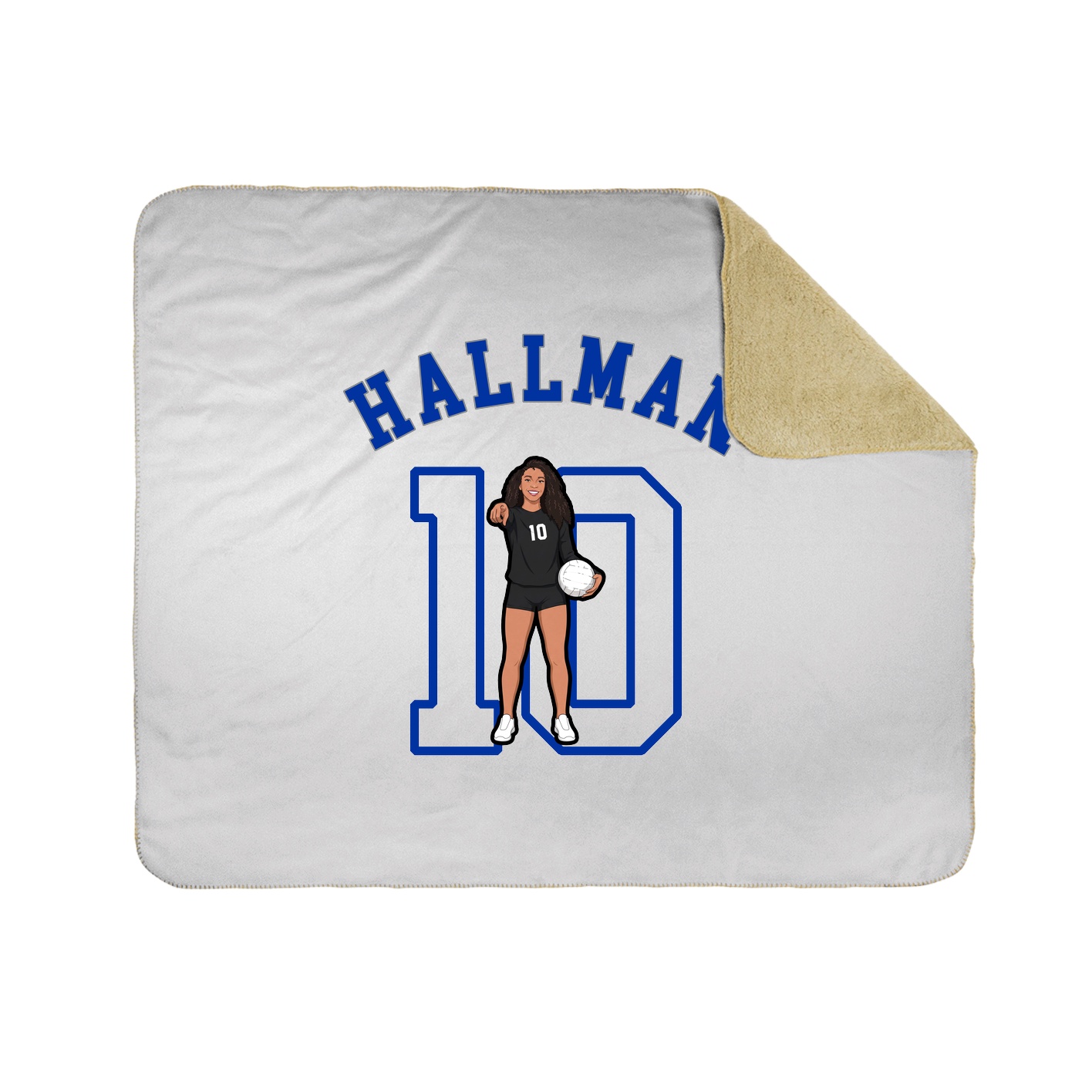 Throw Blanket — Shirsey Arch in White