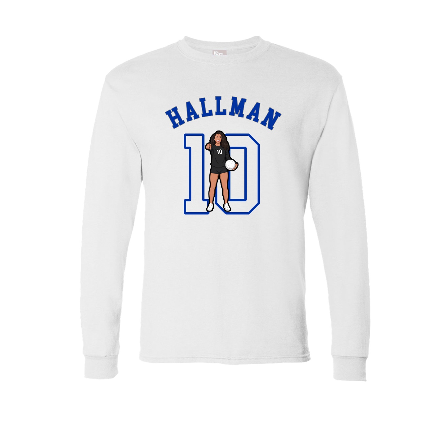 Long Sleeve Tee — Shirsey Arch in White