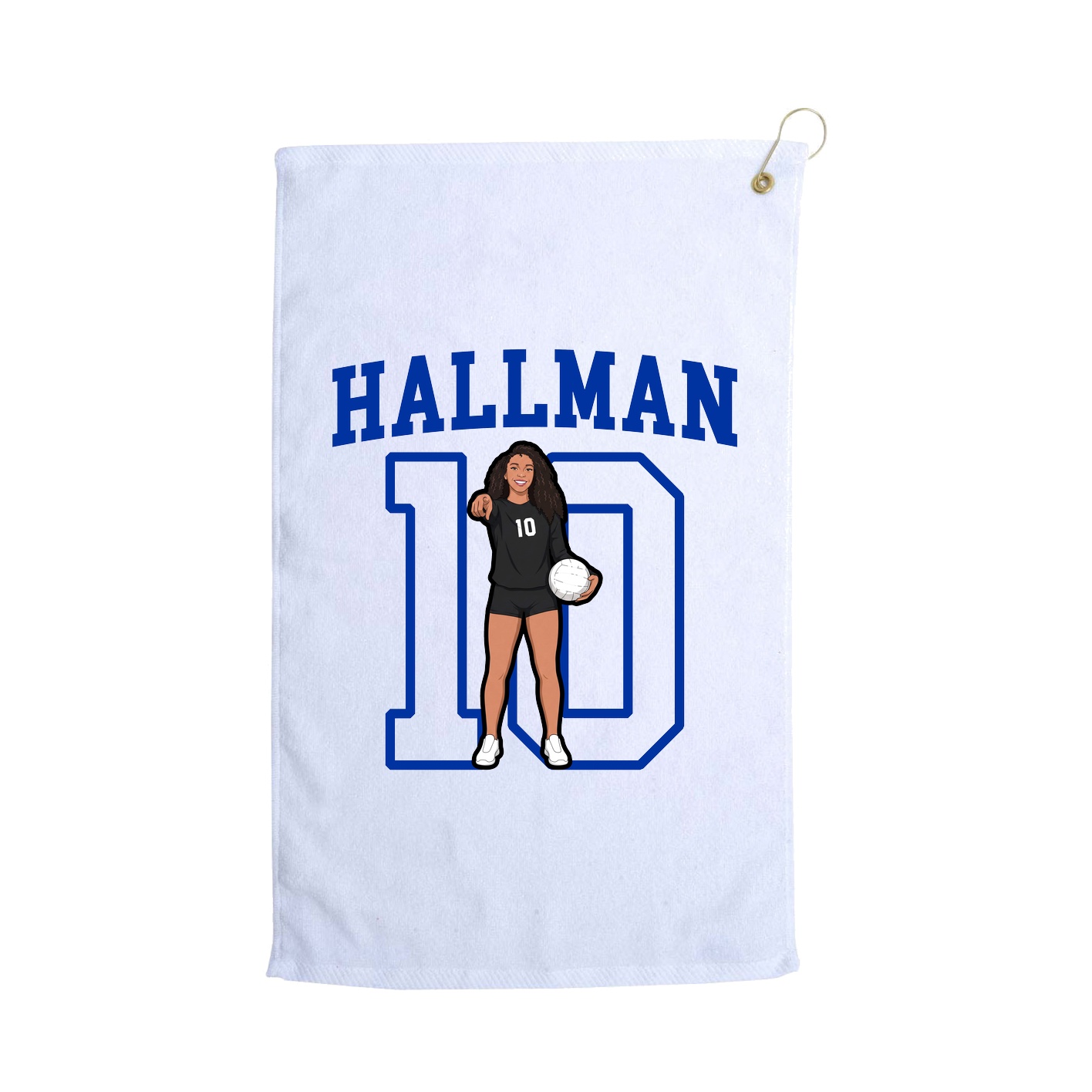 Golf Towel — Shirsey in White