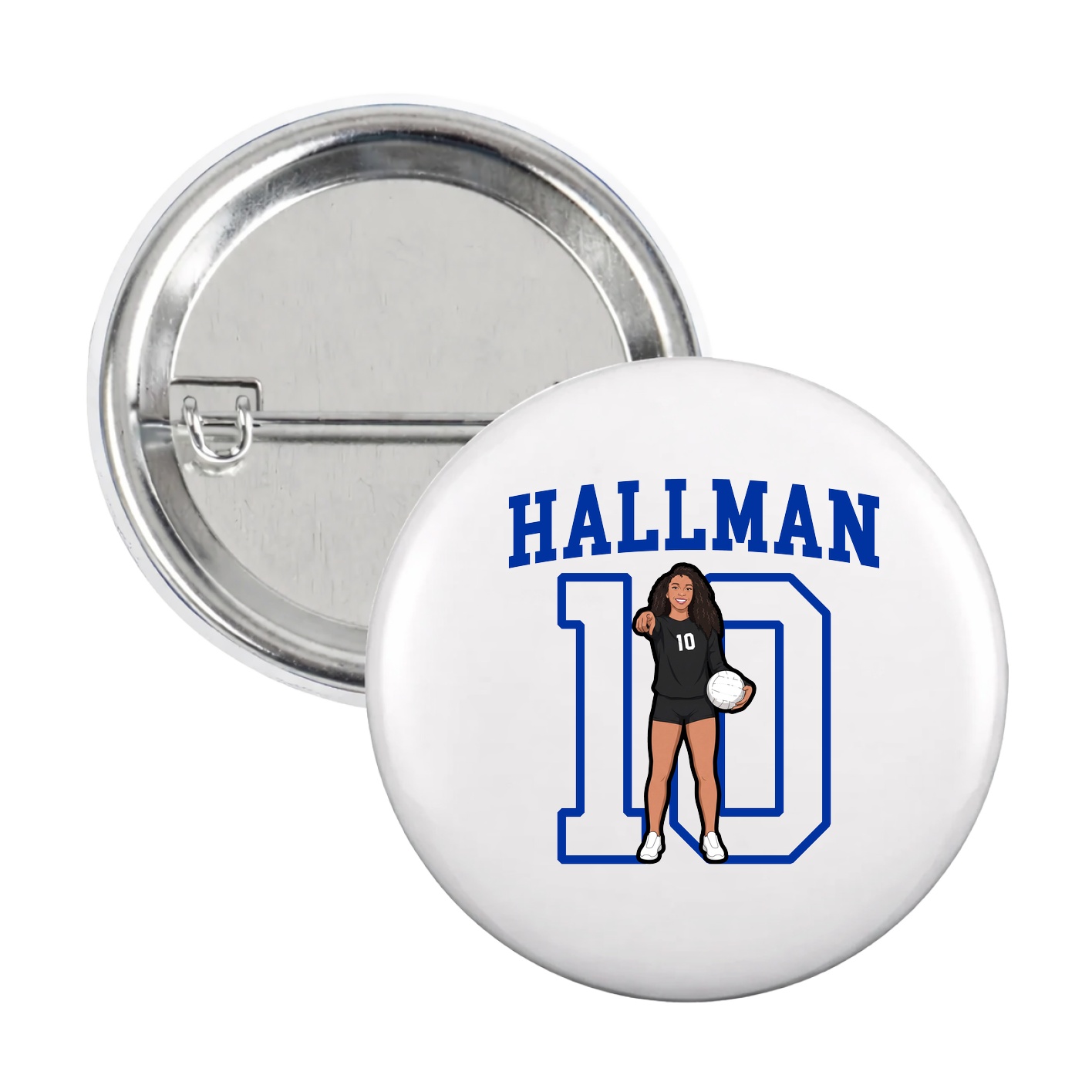 Game Day Button — Shirsey in White