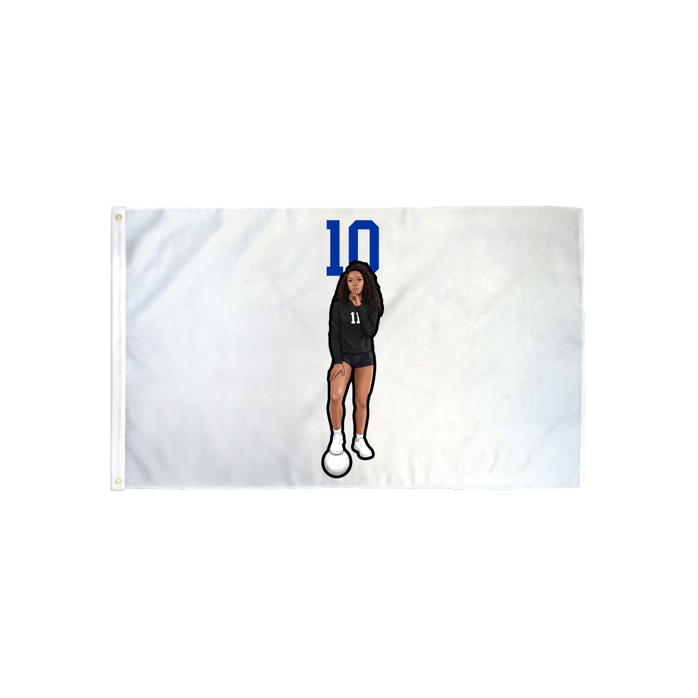 3x5 Flag — Number Top in Classic
