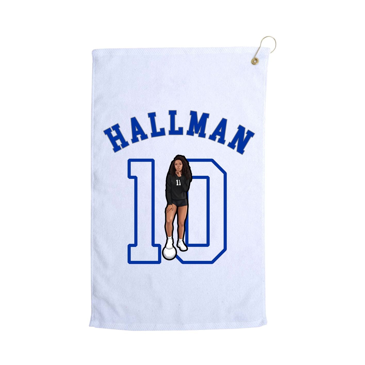 Golf Towel — Shirsey Arch in White