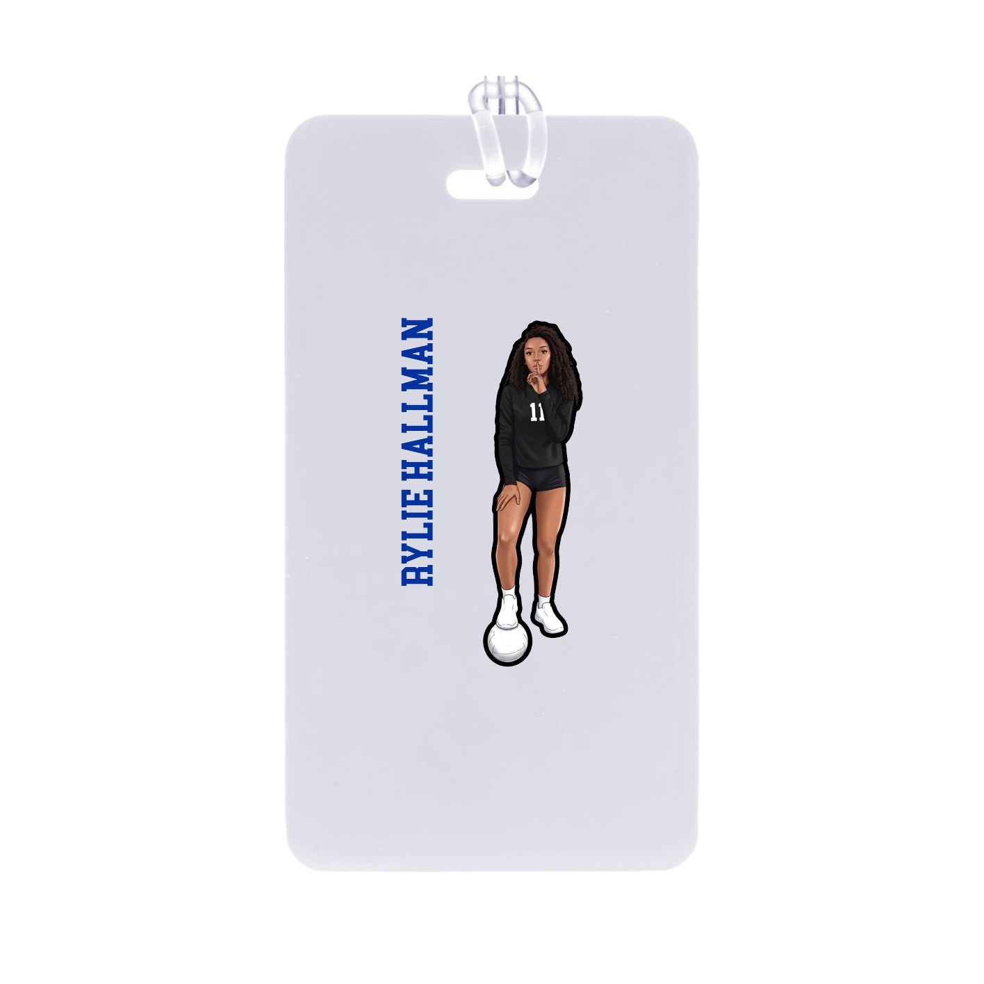 Bag Tag — Name Vertical in Classic