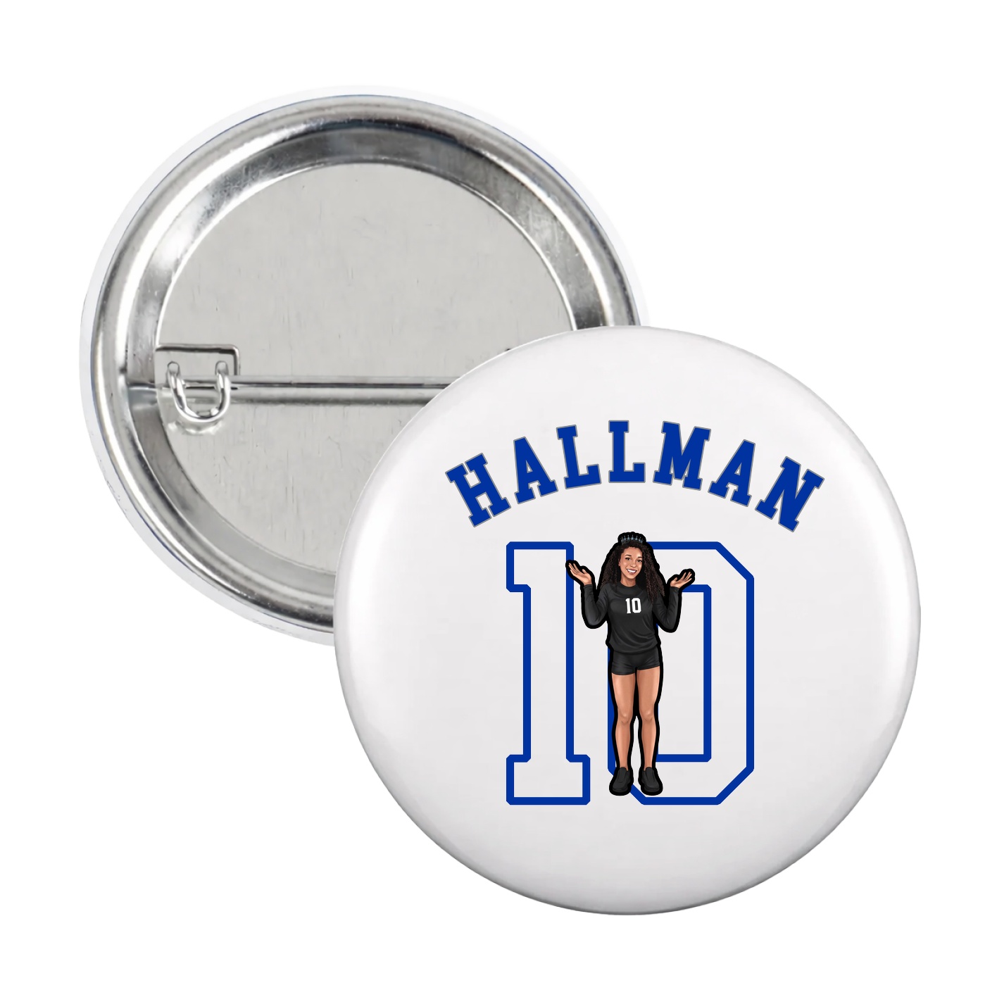 Game Day Button — Shirsey Arch in White