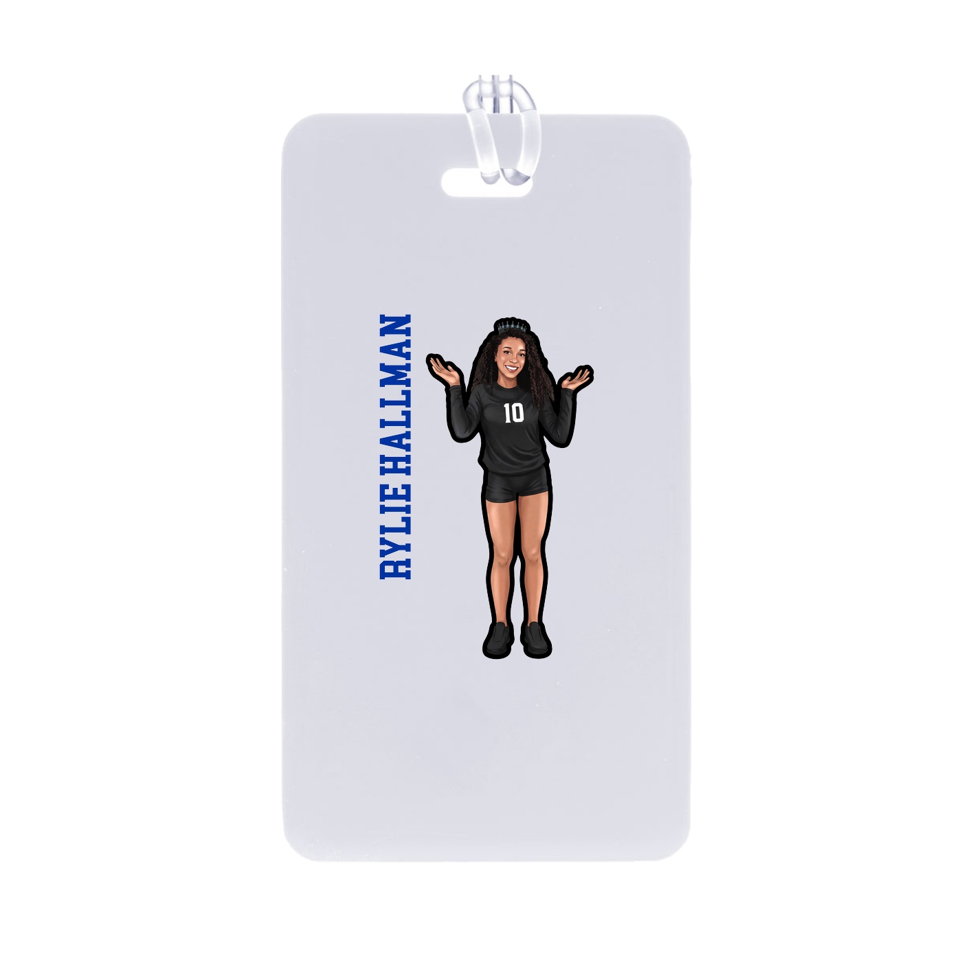 Bag Tag — Name Vertical in Classic