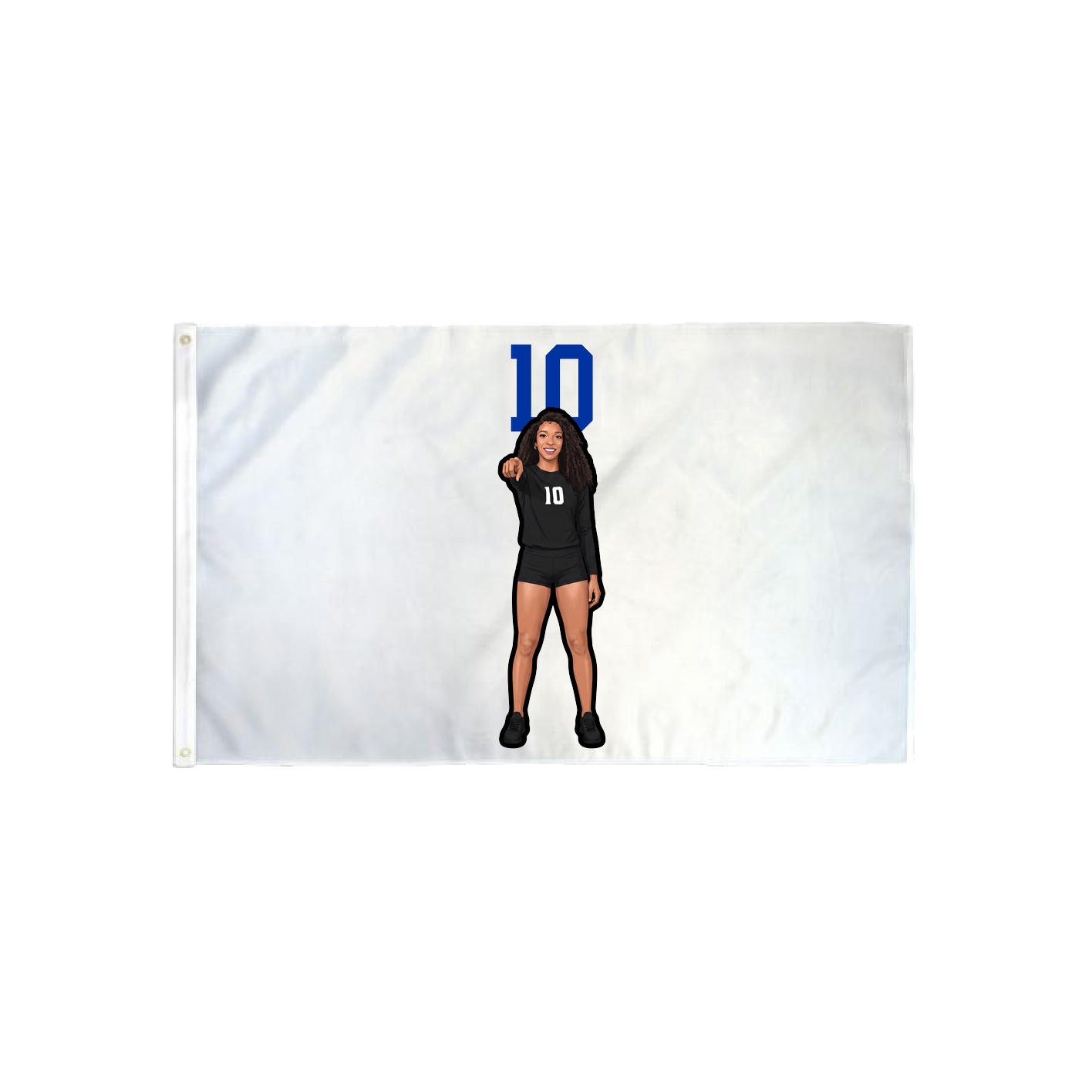 3x5 Flag — Number Top in Classic