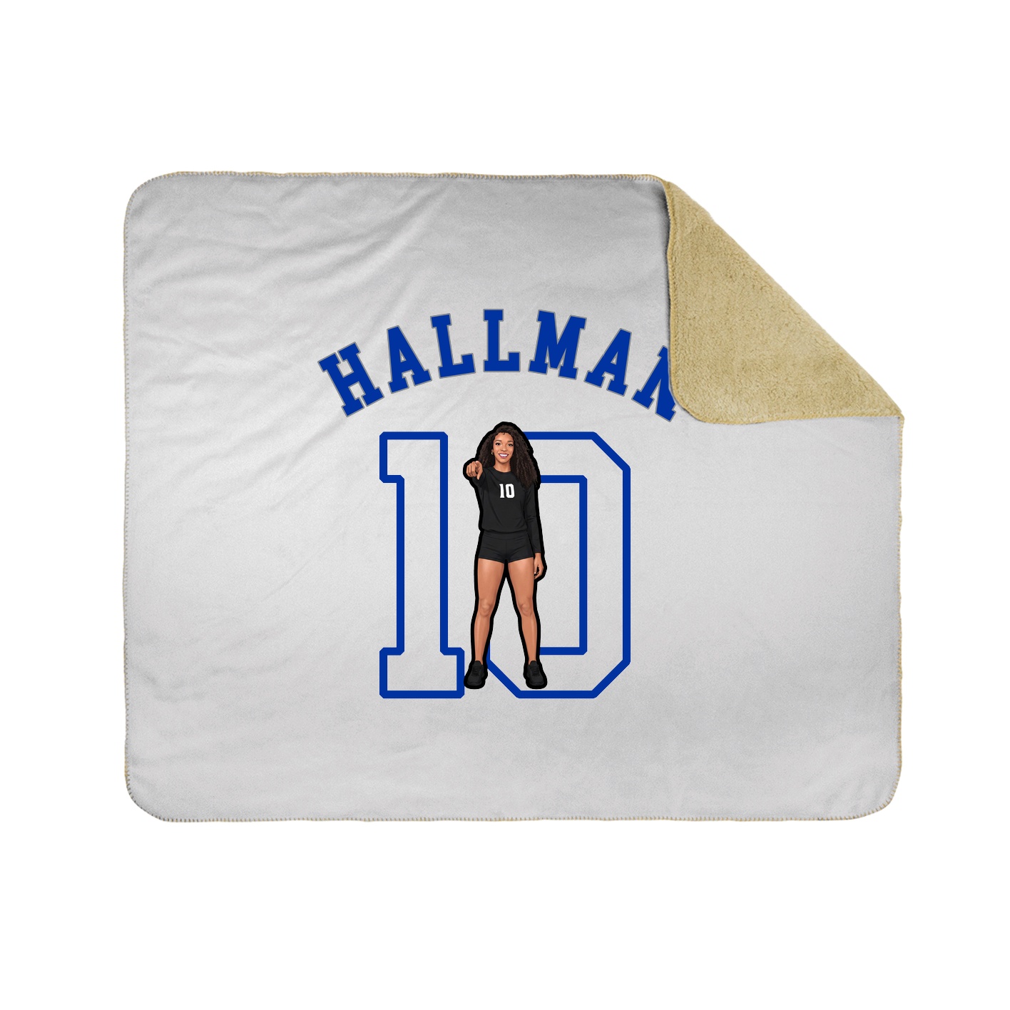 Throw Blanket — Shirsey Arch in White