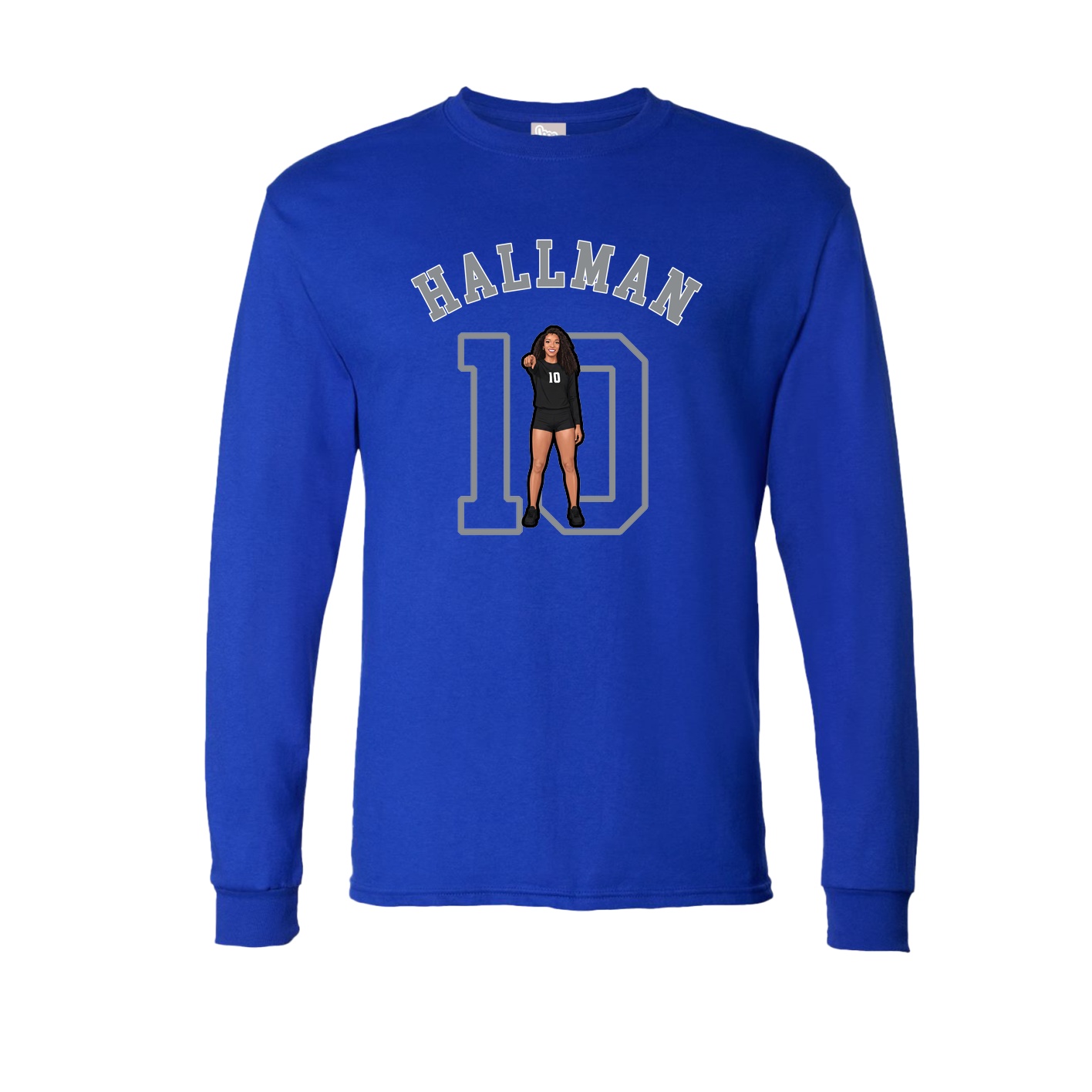 Long Sleeve Tee — Shirsey Arch in Royal