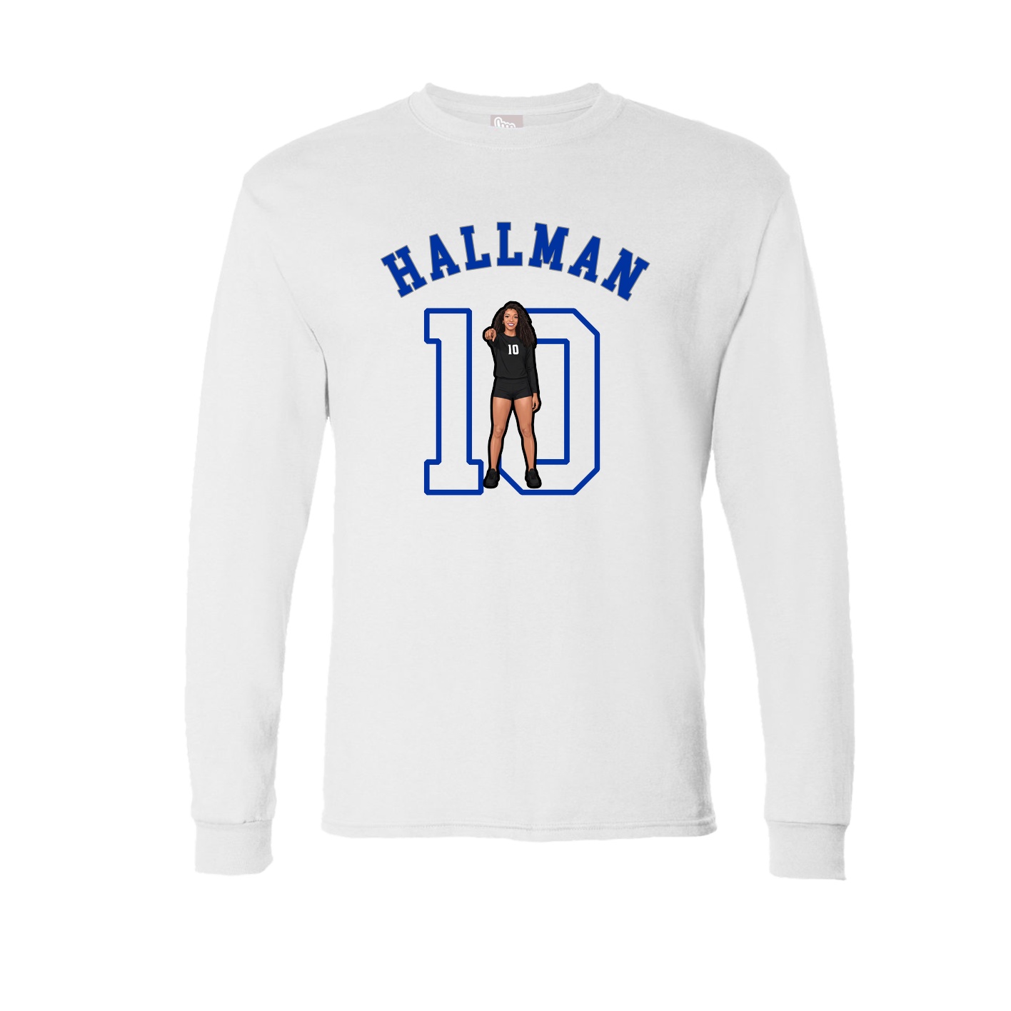 Long Sleeve Tee — Shirsey Arch in White