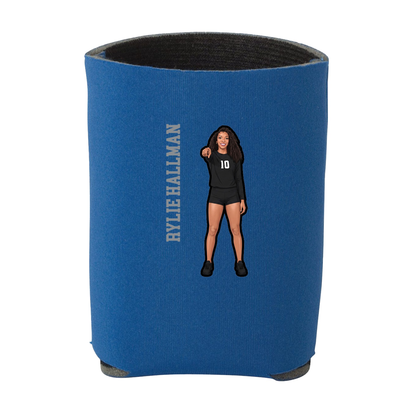 Can Holder — Name Vertical in Royal