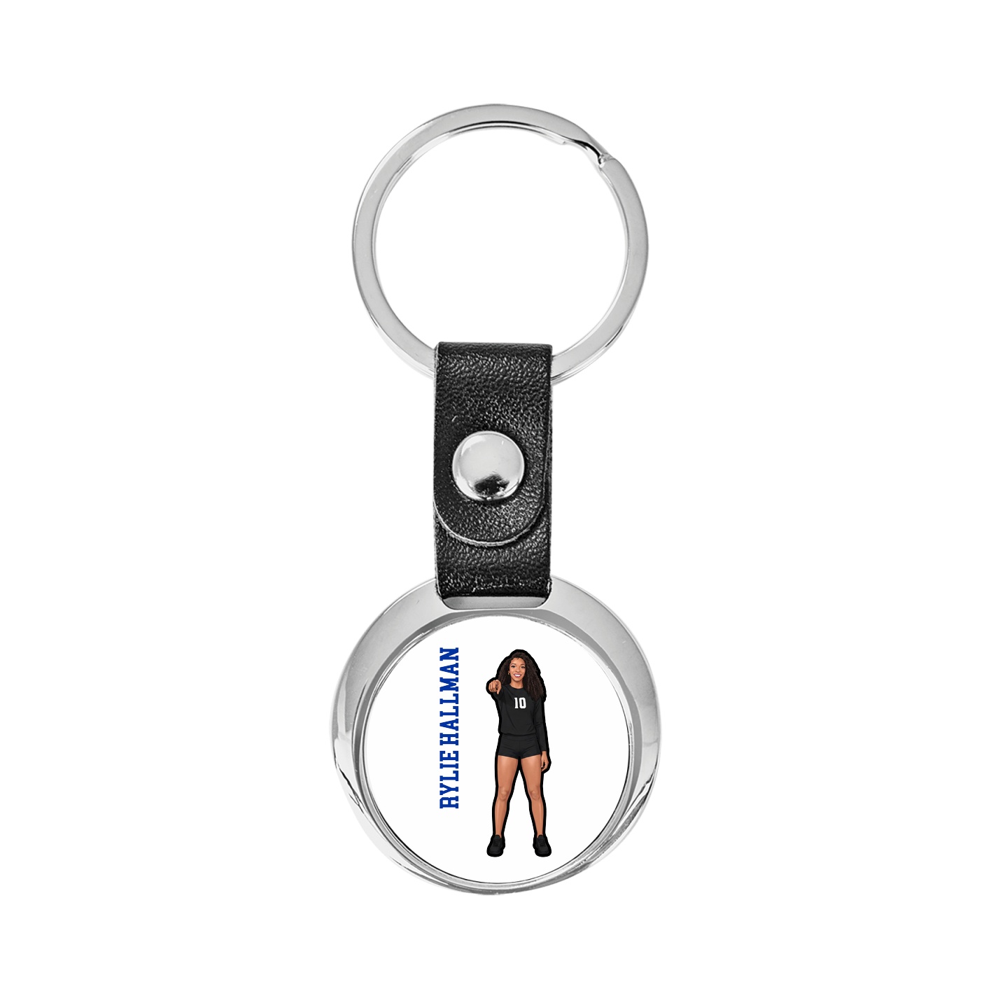 Key Chain — Name Vertical in Classic
