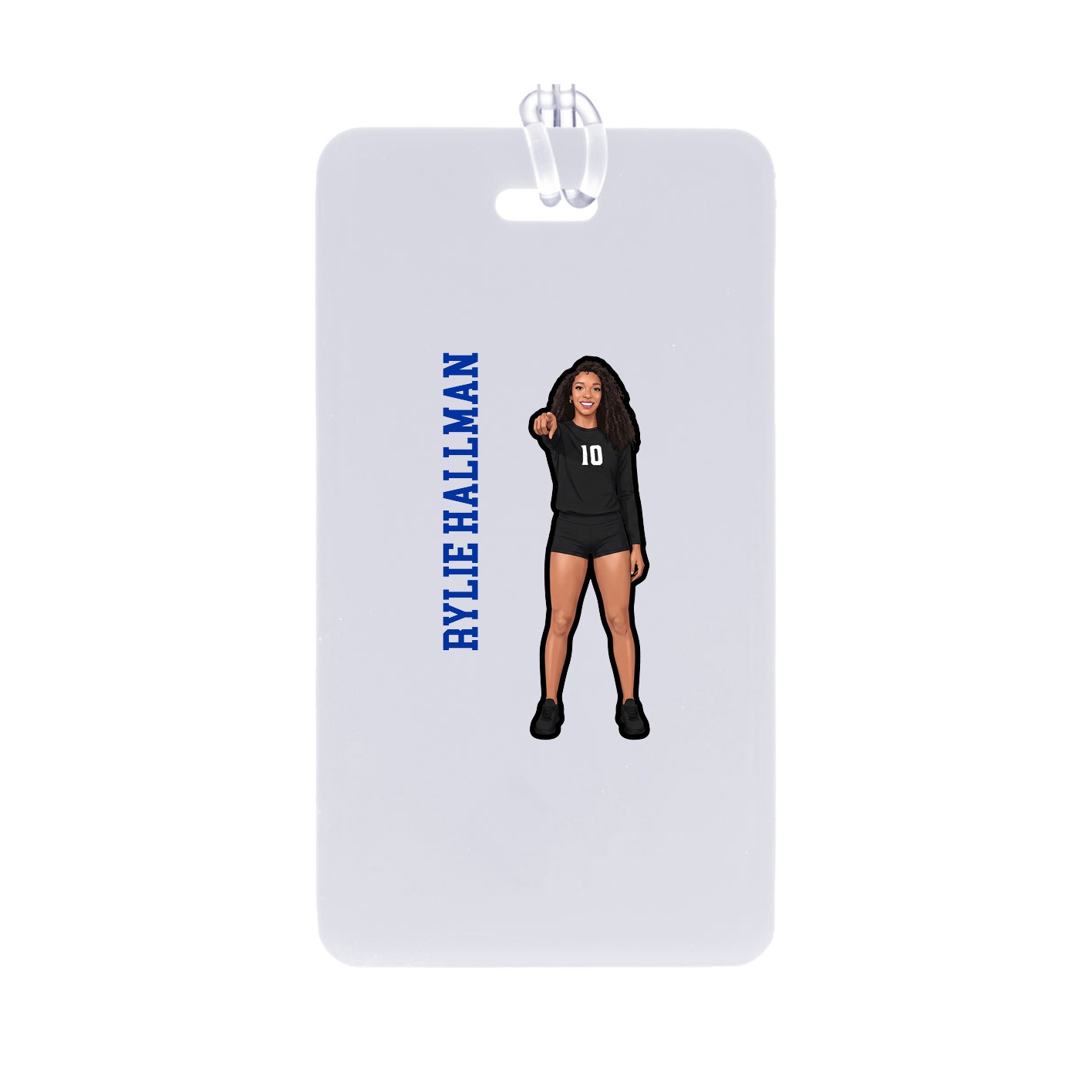 Bag Tag — Name Vertical in Classic