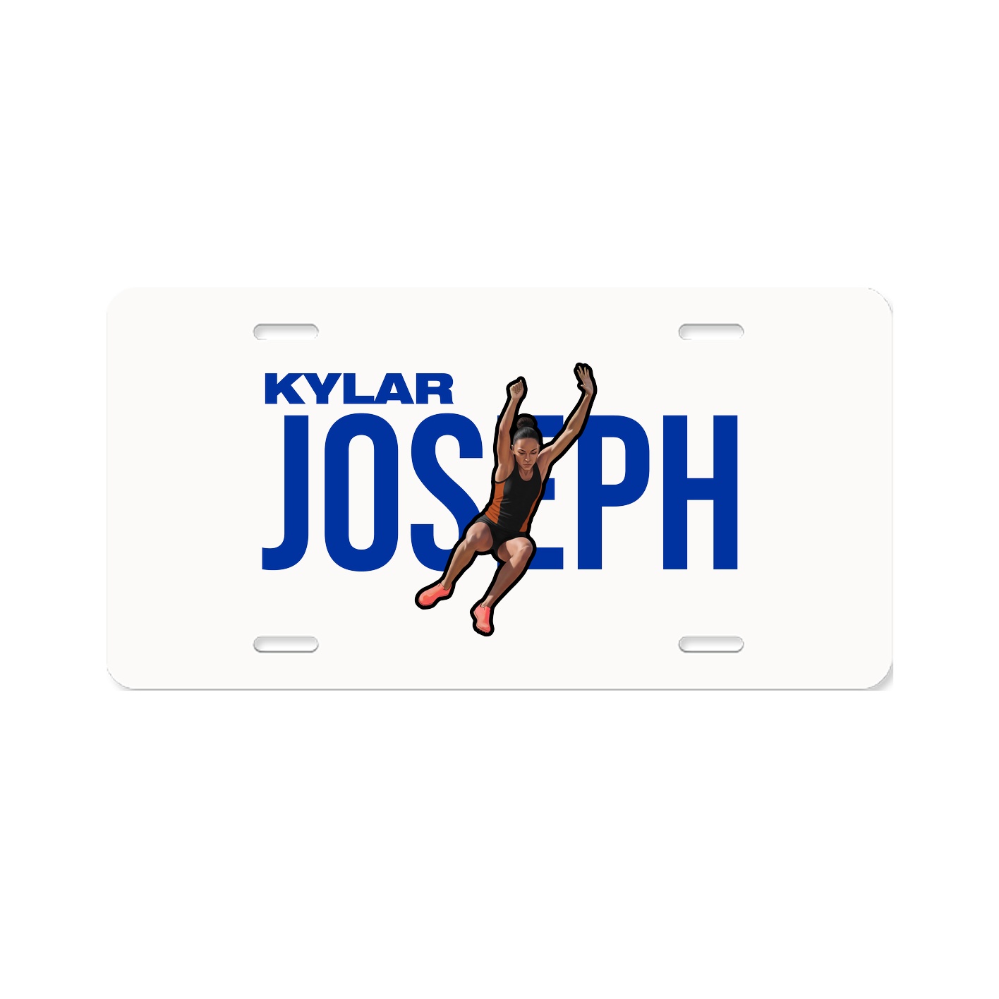 License Plate — Player Name in Classic