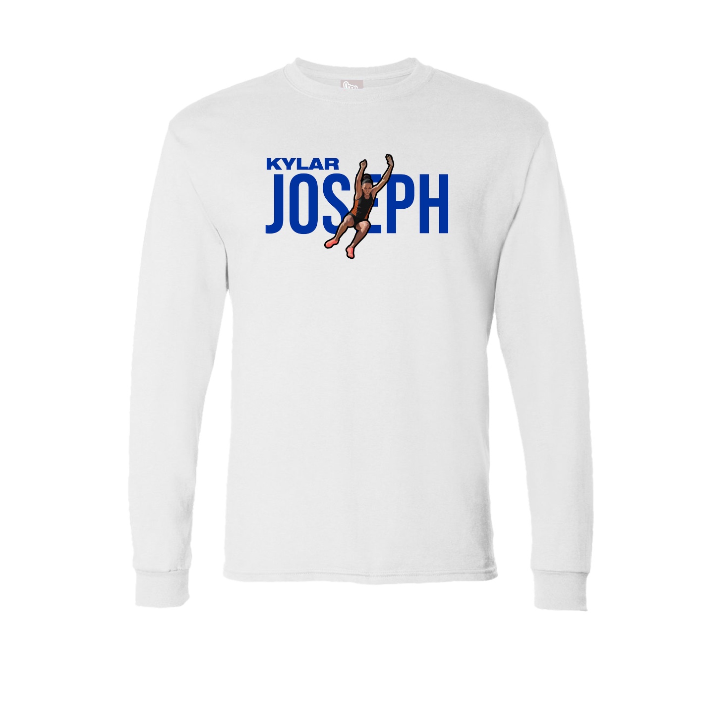 Long Sleeve Tee — Player Name in White