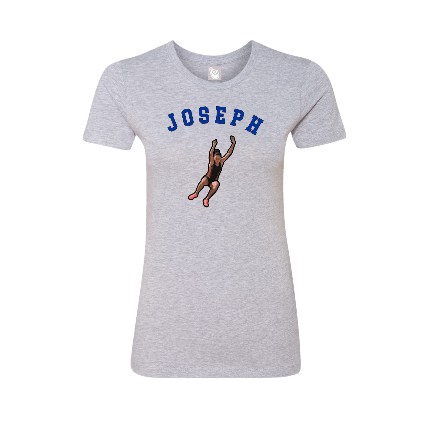 Fitted Women's Tee — Shirsey Arch in Grey