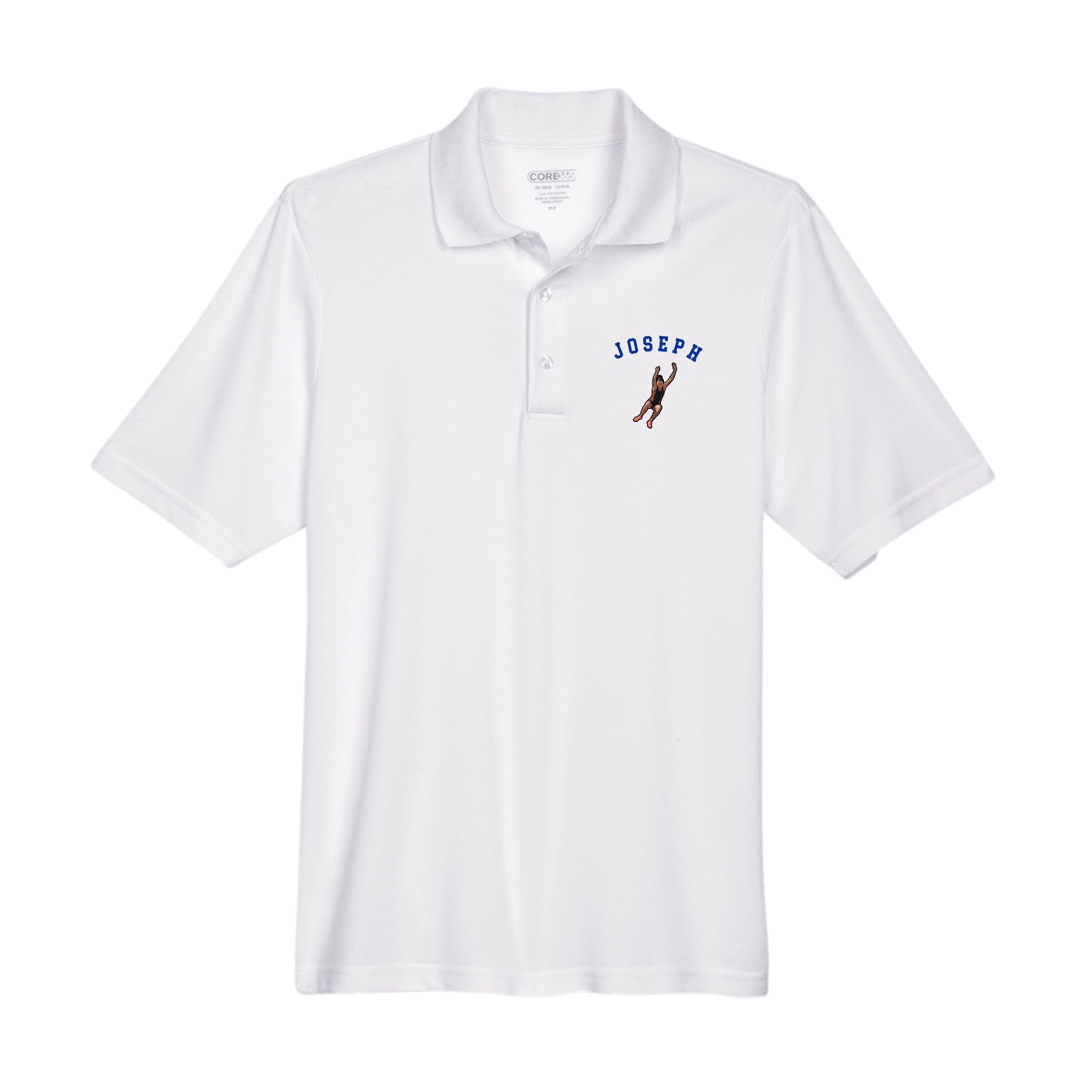 Performance Polo — Shirsey Arch in White