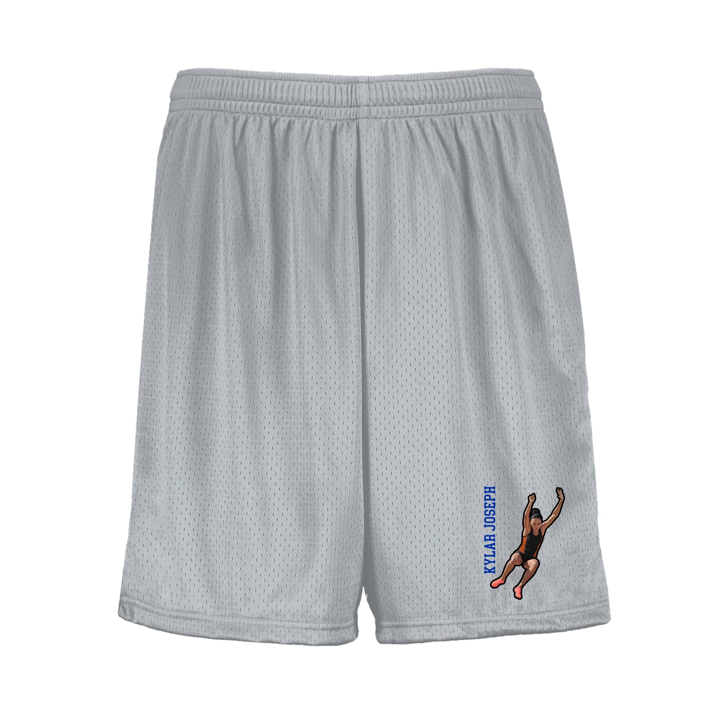 Shorts — Name Vertical in Silver