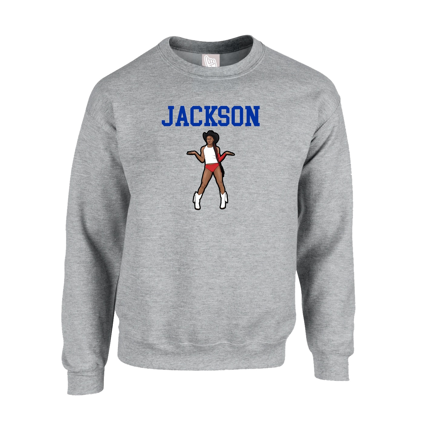 Fleece Crew — Shirsey in Grey
