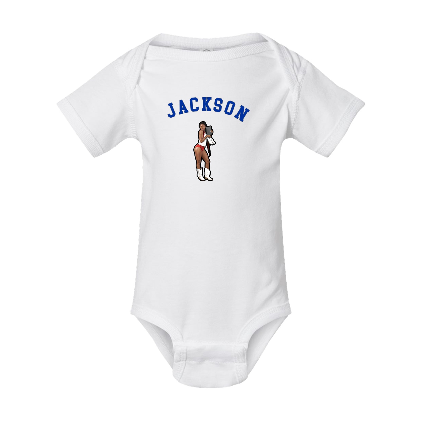 Baby Onesie — Shirsey Arch in White