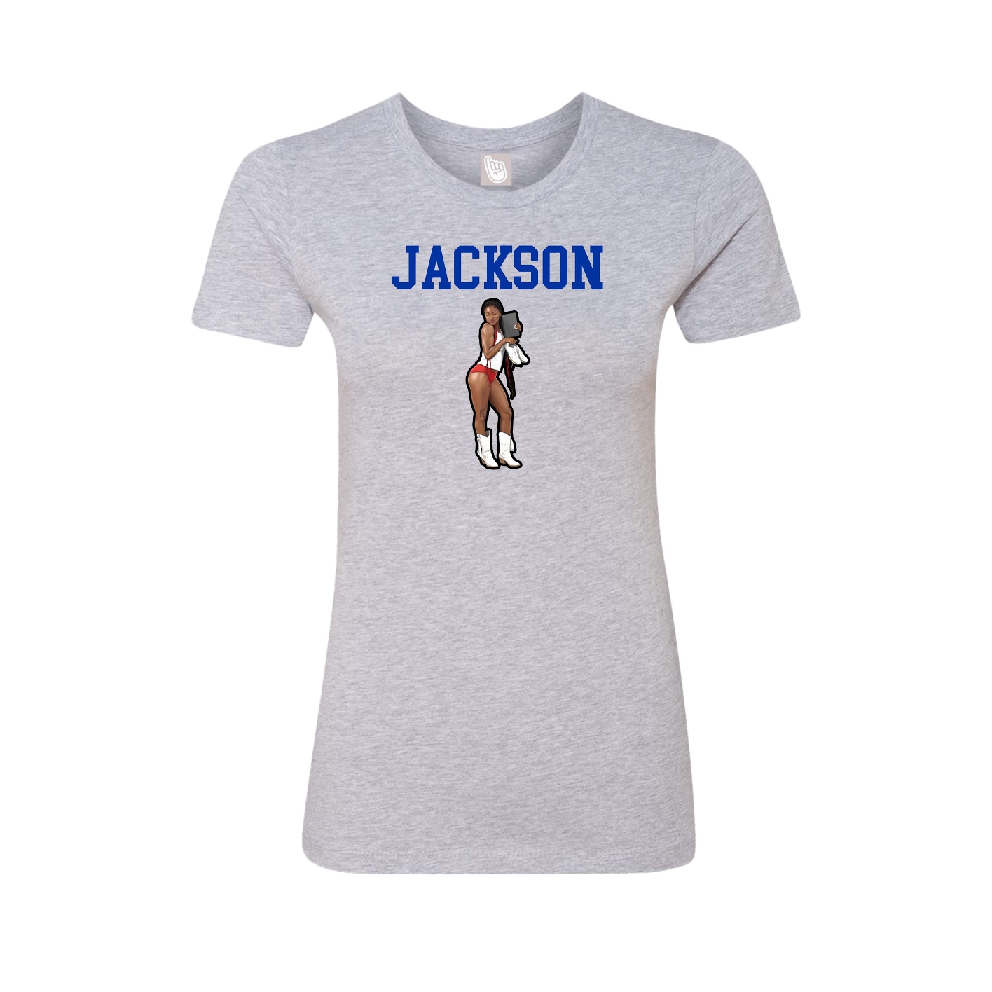 Fitted Women's Tee — Shirsey in Grey