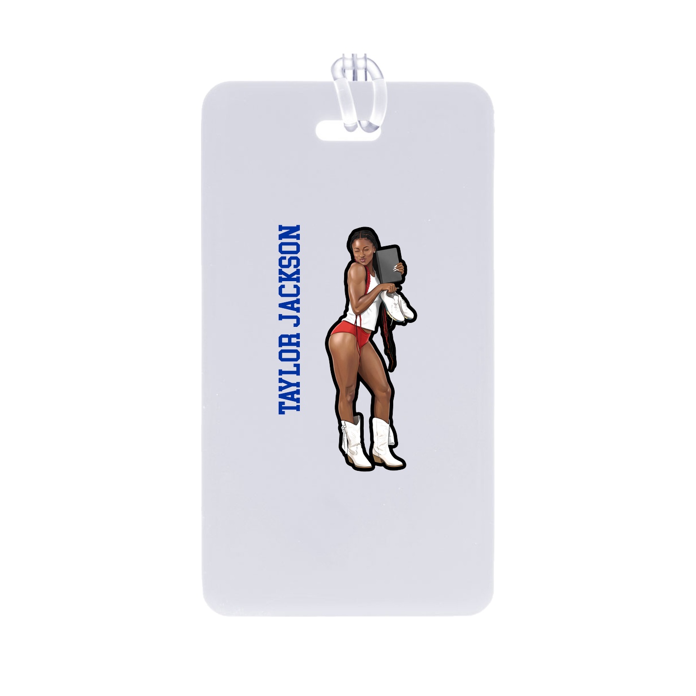 Bag Tag — Name Vertical in Classic