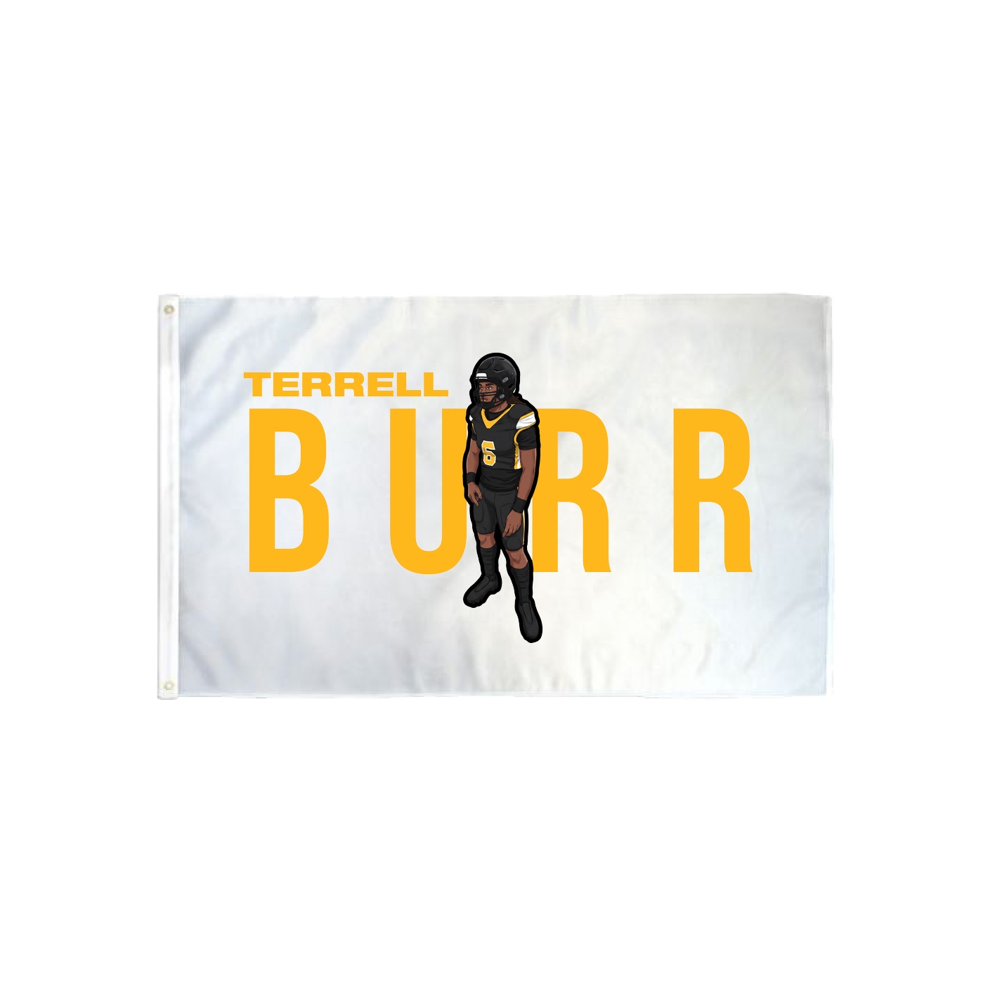 3x5 Flag — Player Name in Classic