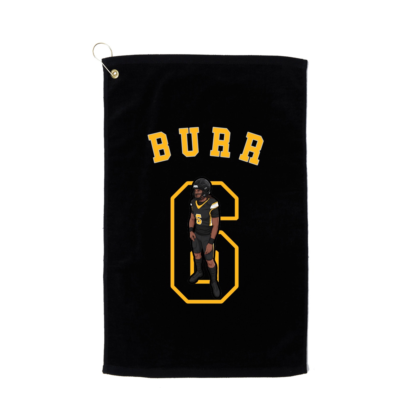Golf Towel — Shirsey Arch in Black