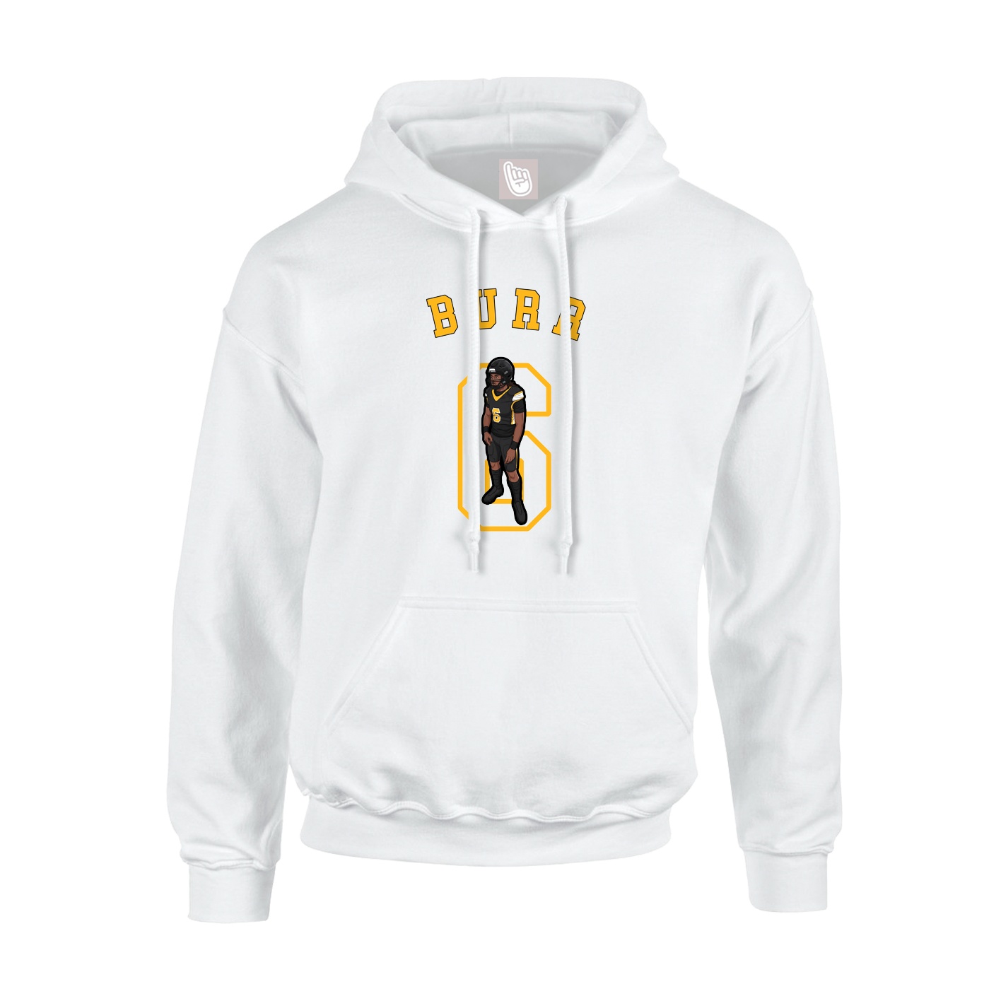 Youth Hoodie — Shirsey Arch in White